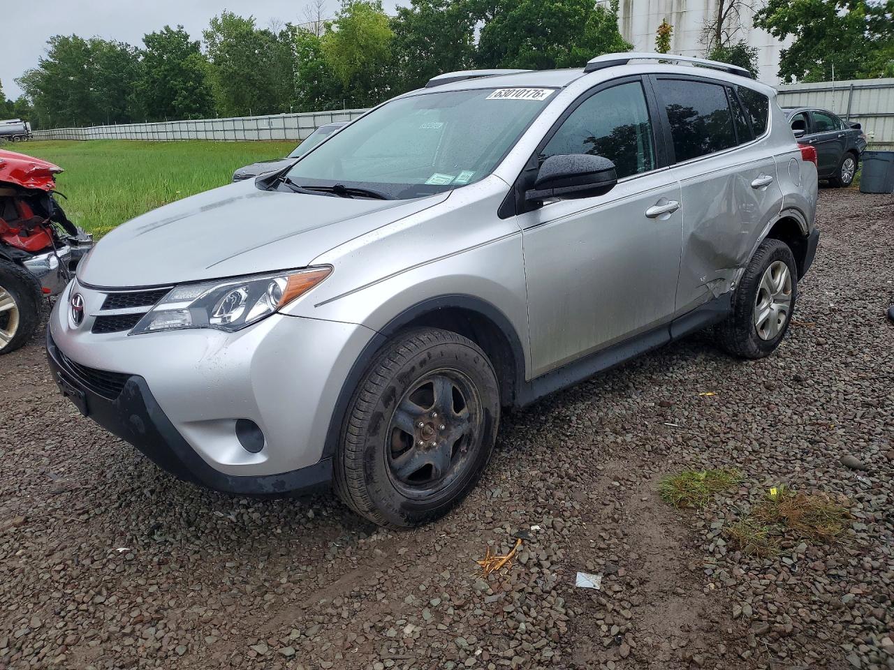 2014 Toyota Rav4 Le Silver vin: 2T3BFREV7EW195906