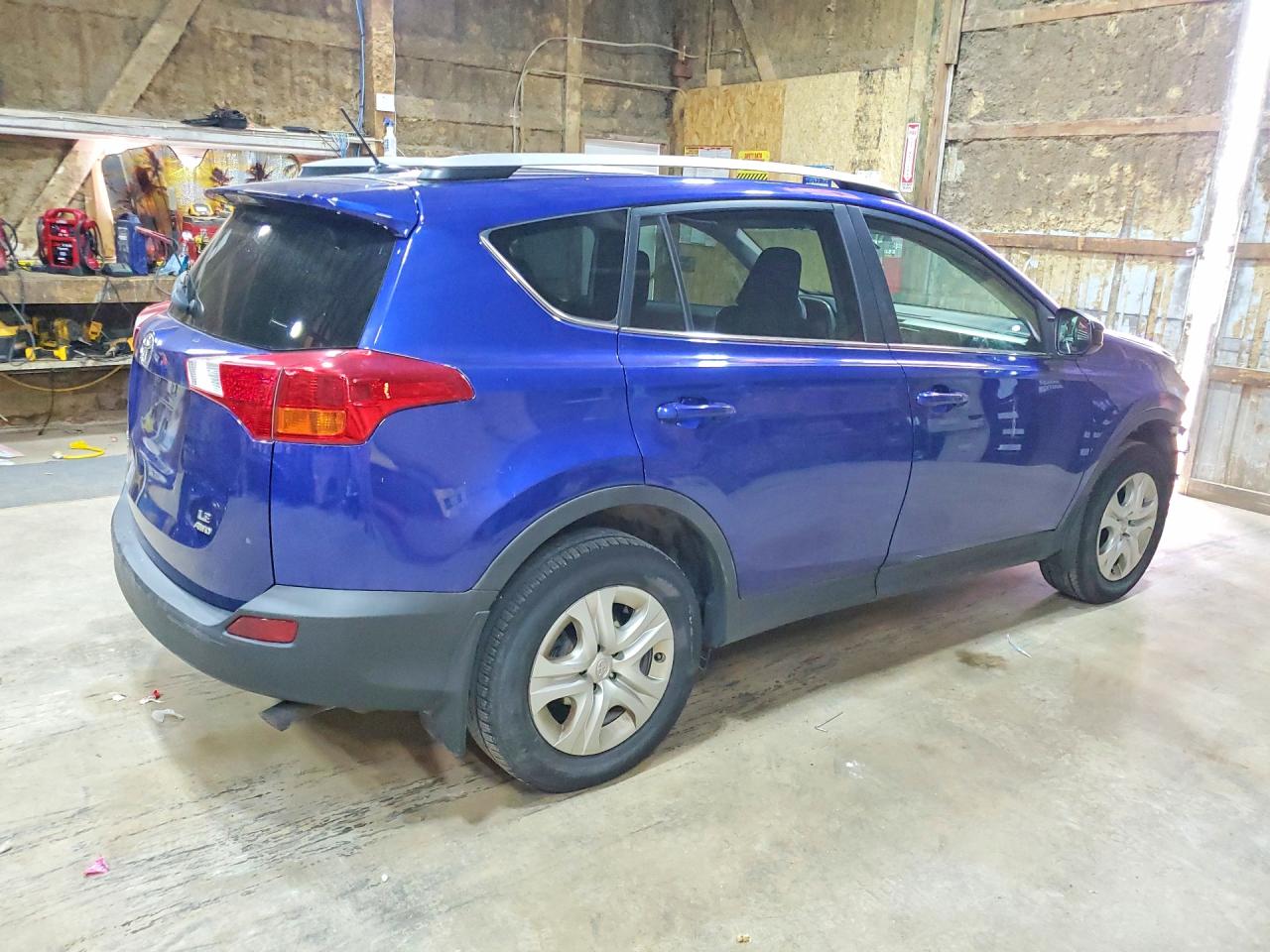 2014 Toyota Rav4 Le Синий vin: 2T3BFREV7EW219332