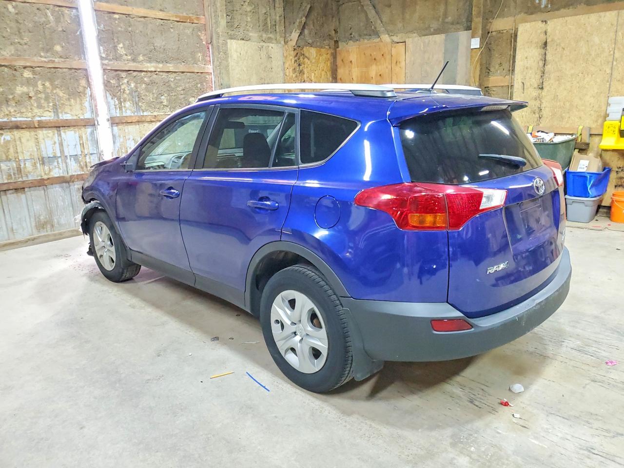 2014 Toyota Rav4 Le Синий vin: 2T3BFREV7EW219332