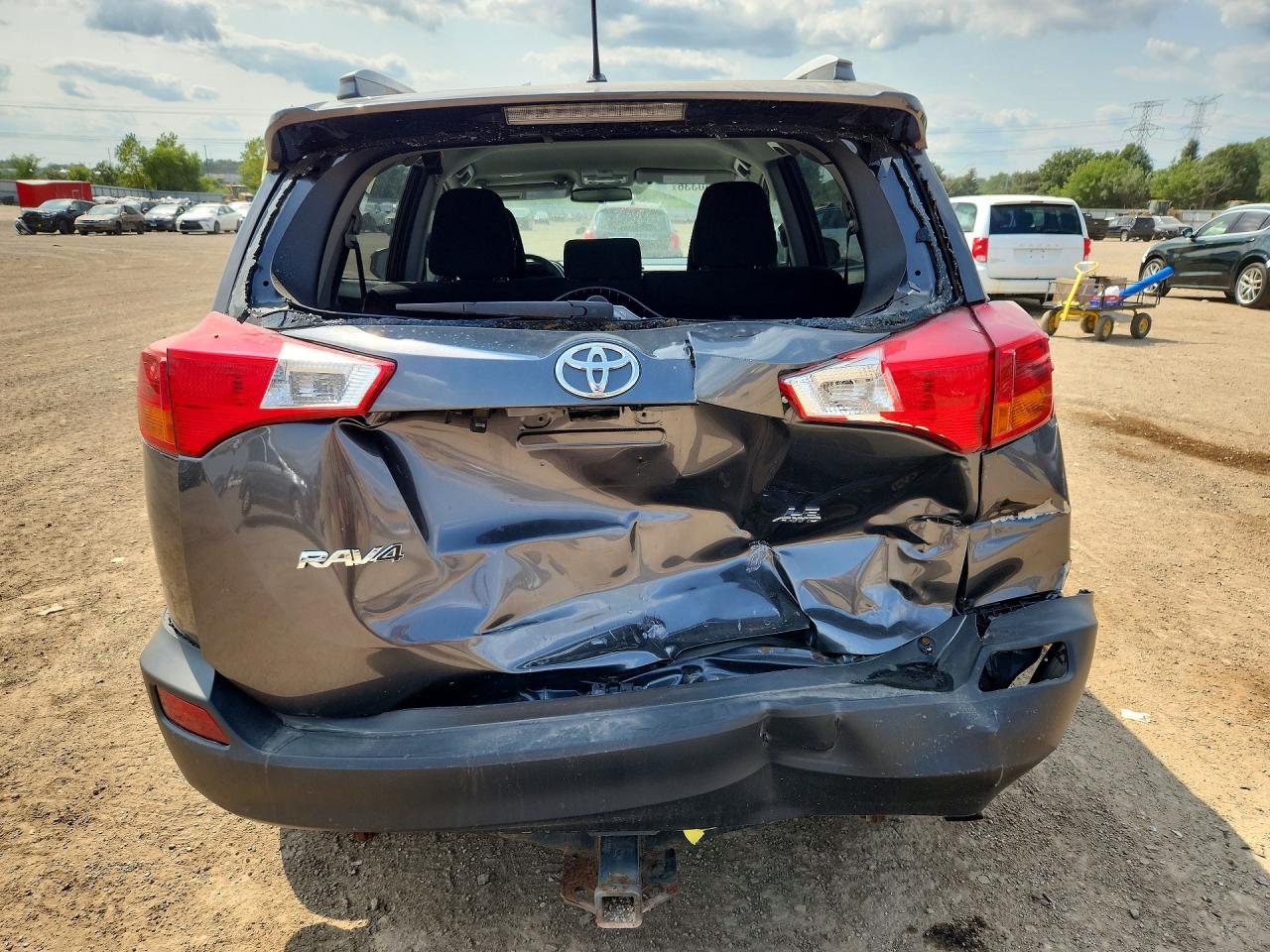 2015 Toyota Rav4 Le Gray vin: 2T3BFREV7FW311056