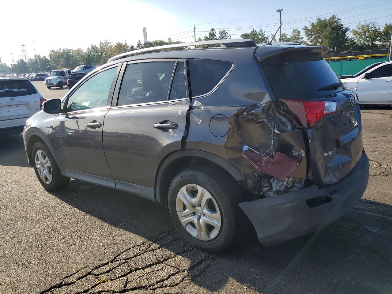 2015 Toyota Rav4 Le Gray vin: 2T3BFREV7FW326222
