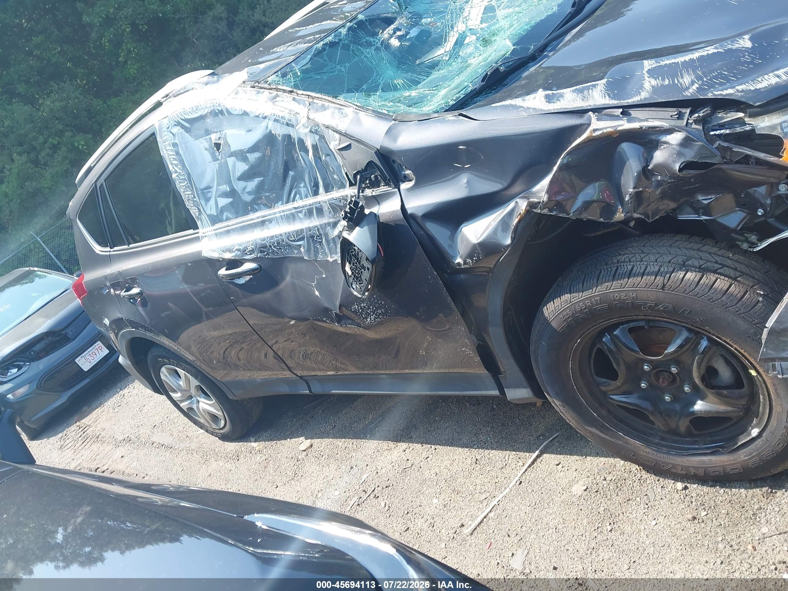 2015 Toyota Rav4 Le Серый vin: 2T3BFREV7FW385772