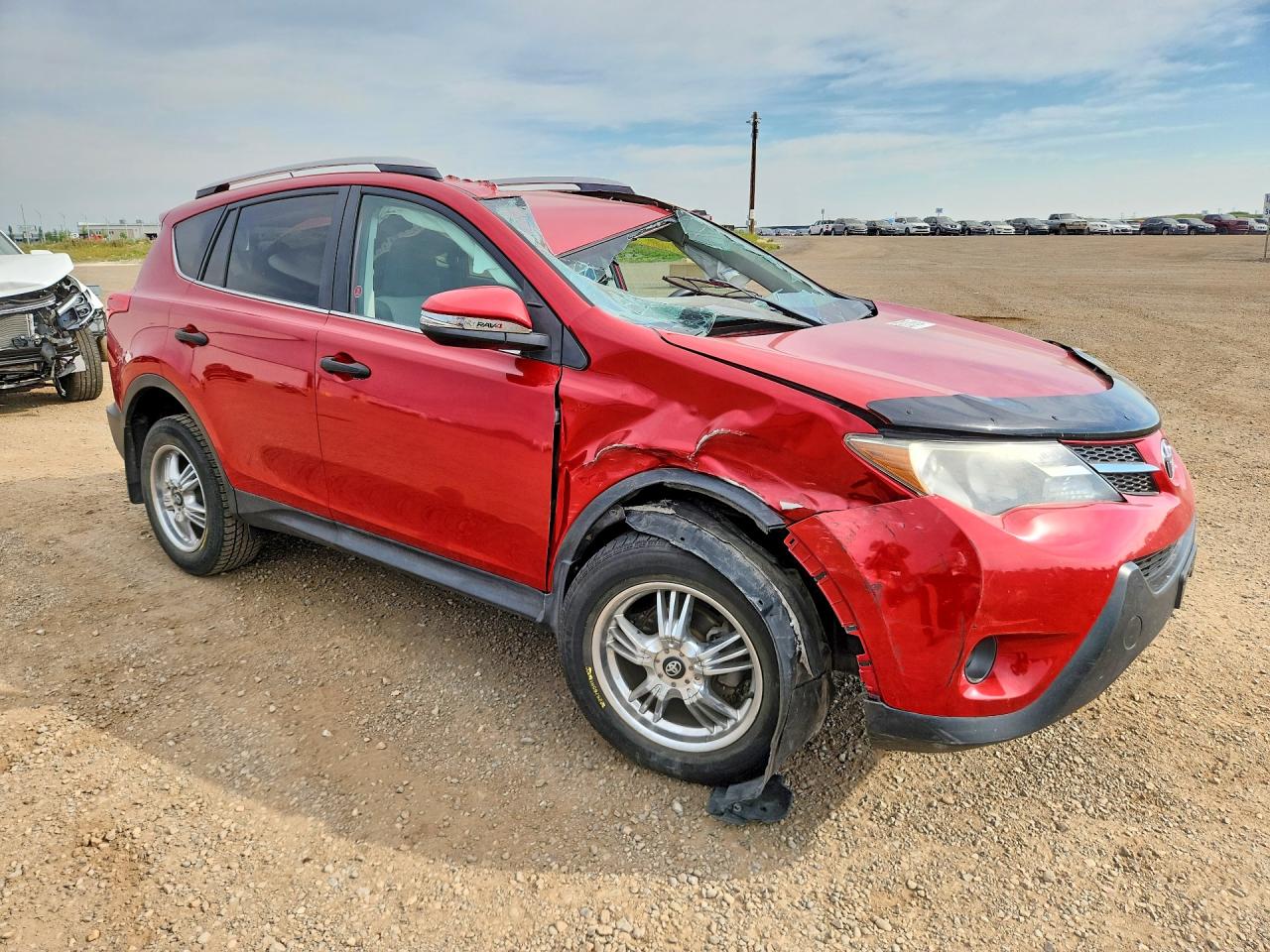 2013 Toyota Rav4 Le Red vin: 2T3BFREV8DW006548