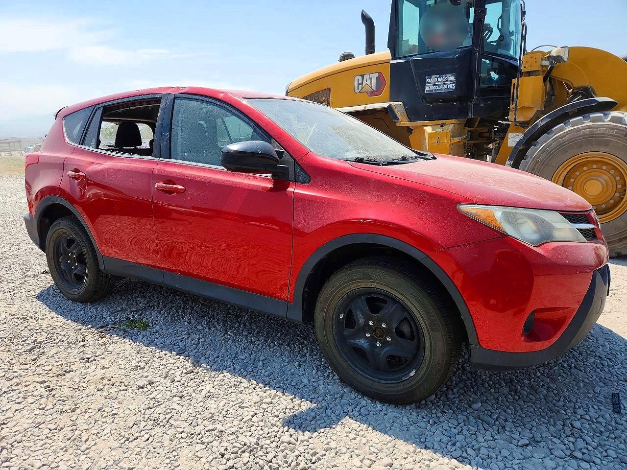2013 Toyota Rav4 Le Red vin: 2T3BFREV8DW024760