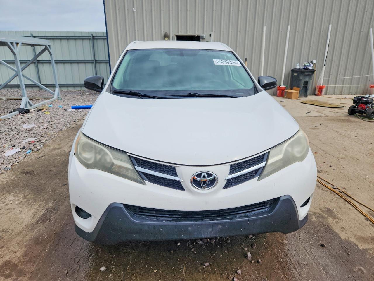 2013 Toyota Rav4 Le White vin: 2T3BFREV8DW025133