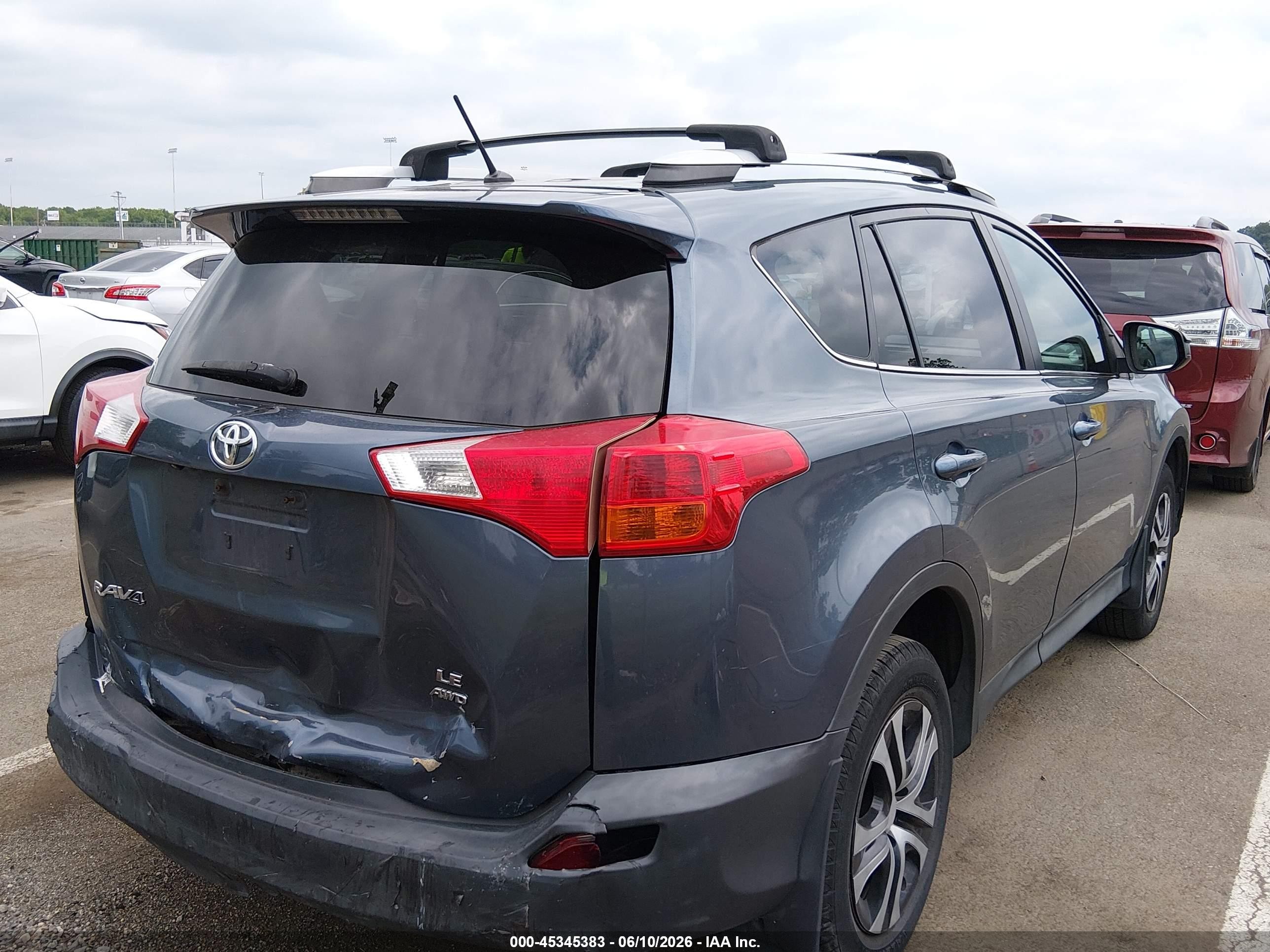 2013 Toyota Rav4 Le Blue vin: 2T3BFREV8DW071478