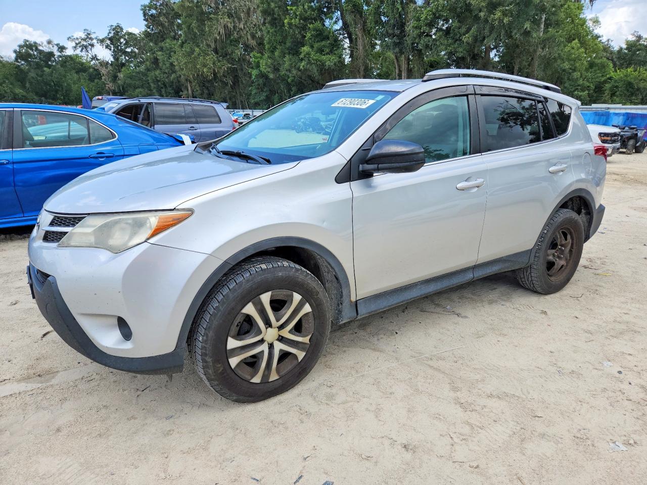 2013 Toyota Rav4 Le Silver vin: 2T3BFREV8DW102227