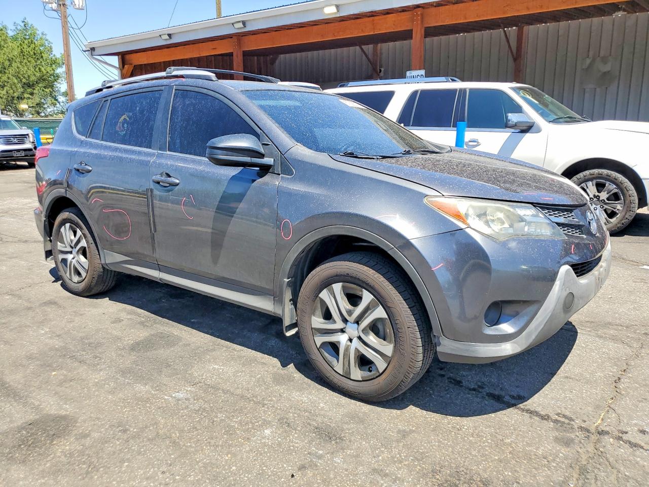 2013 Toyota Rav4 Le Gray vin: 2T3BFREV8DW115723