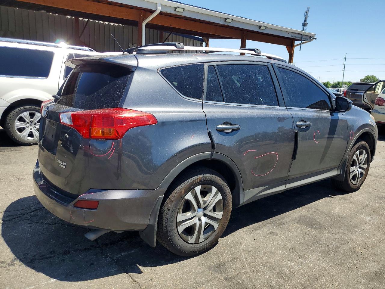 2013 Toyota Rav4 Le Gray vin: 2T3BFREV8DW115723