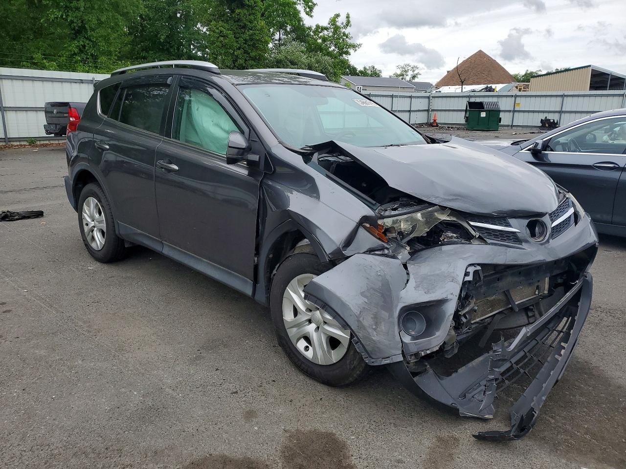 2014 Toyota Rav4 Le Серый vin: 2T3BFREV8EW192738