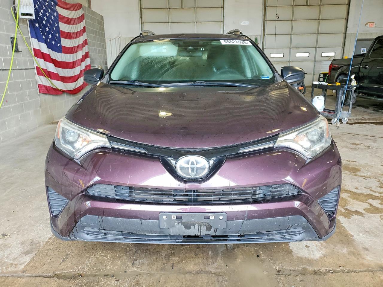 2017 Toyota Rav4 Le Purple vin: 2T3BFREV8HW589063