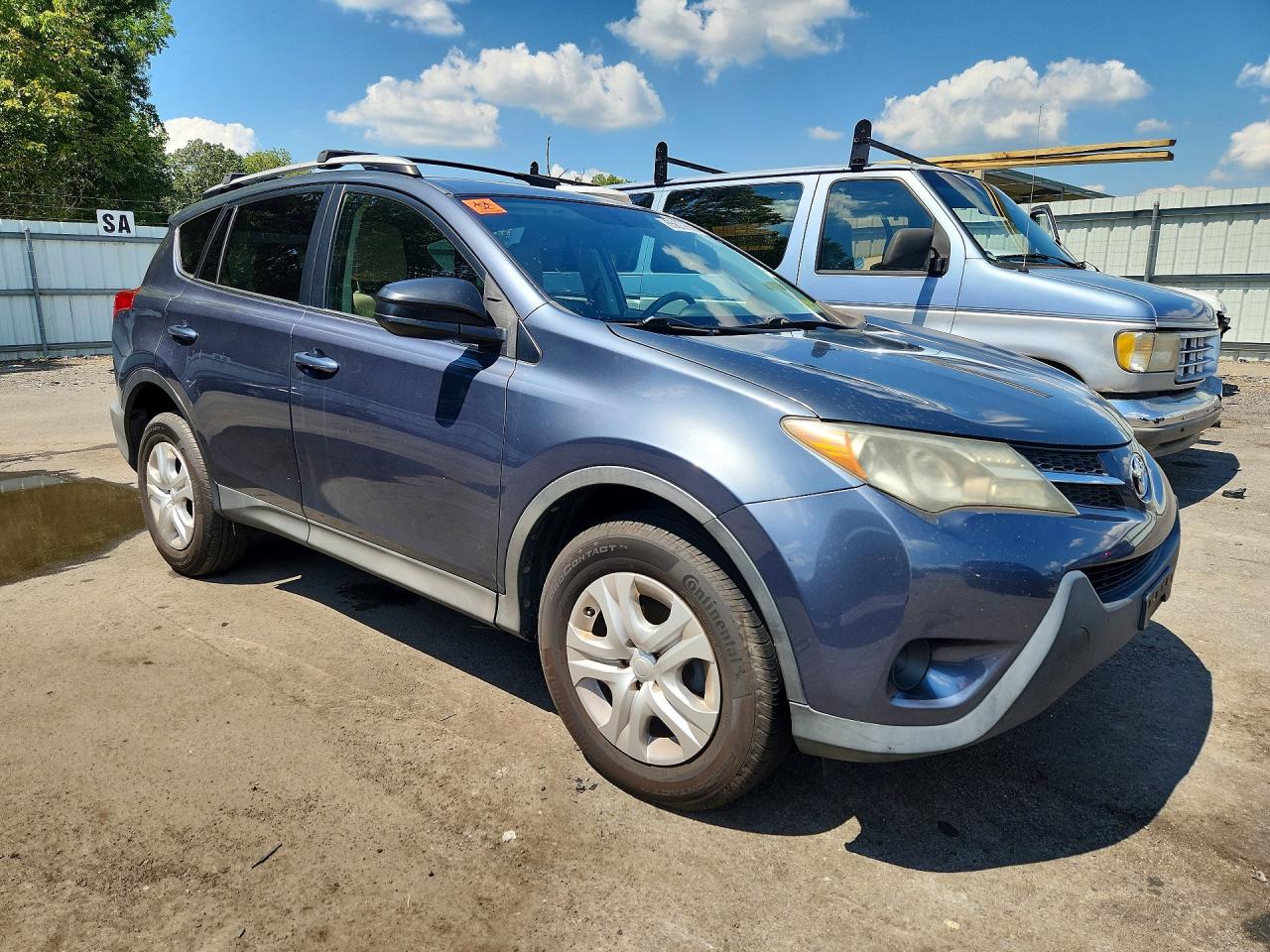 2013 Toyota Rav4 Le Blue vin: 2T3BFREV9DW012651