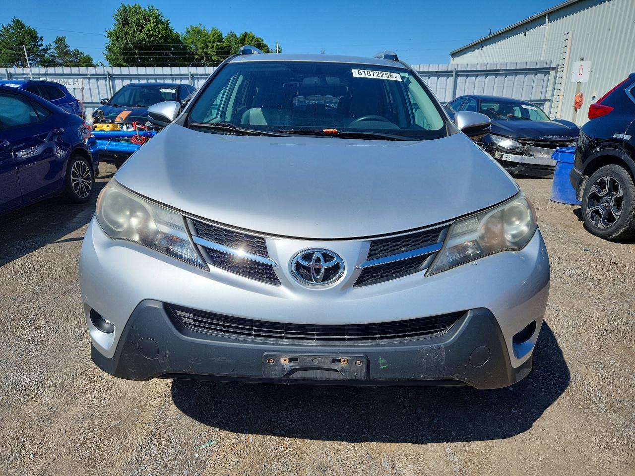 2013 Toyota Rav4 Le Silver vin: 2T3BFREV9DW046556