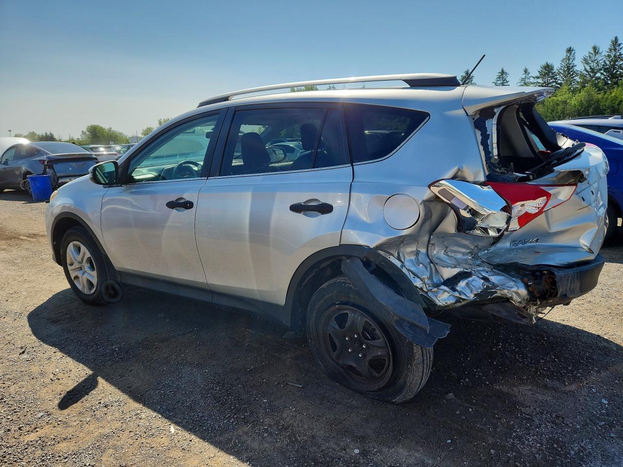 2013 Toyota Rav4 Le Silver vin: 2T3BFREV9DW046556
