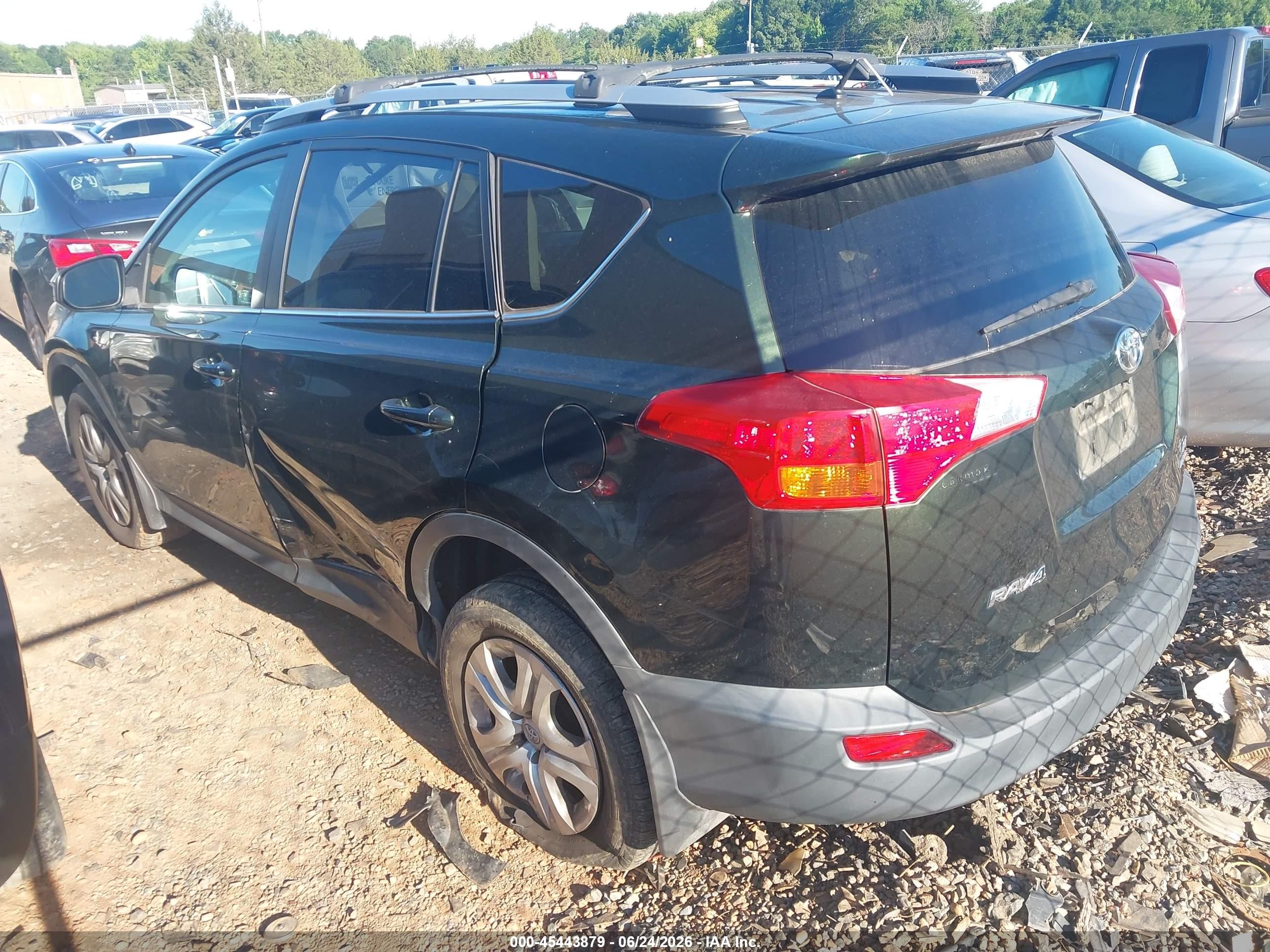 2013 Toyota Rav4 Le Green vin: 2T3BFREV9DW098401