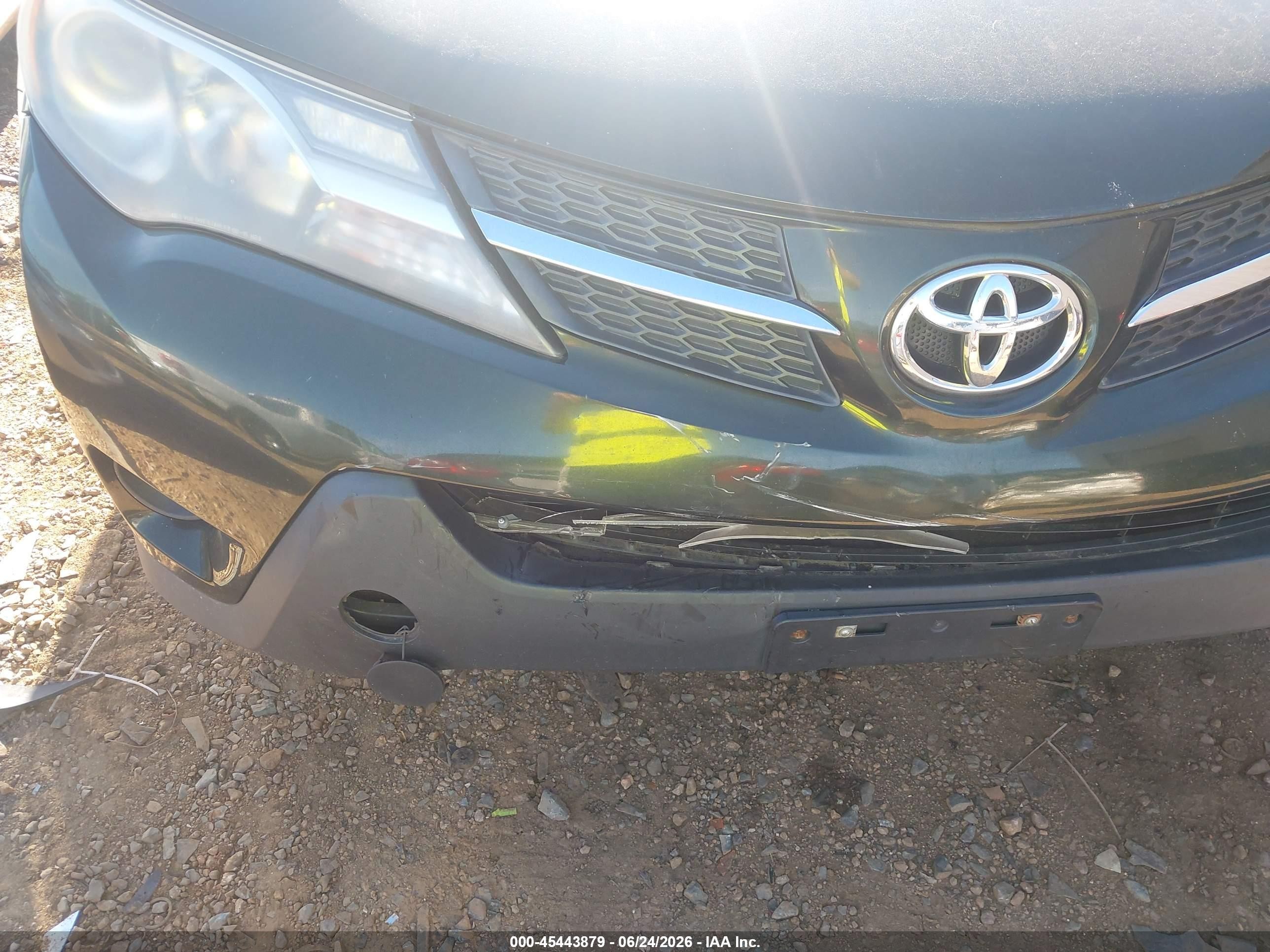 2013 Toyota Rav4 Le Green vin: 2T3BFREV9DW098401