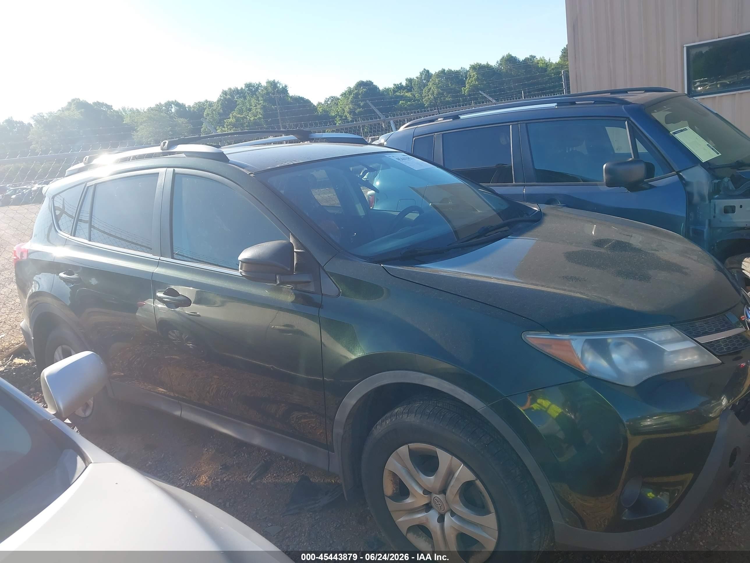 2013 Toyota Rav4 Le Green vin: 2T3BFREV9DW098401
