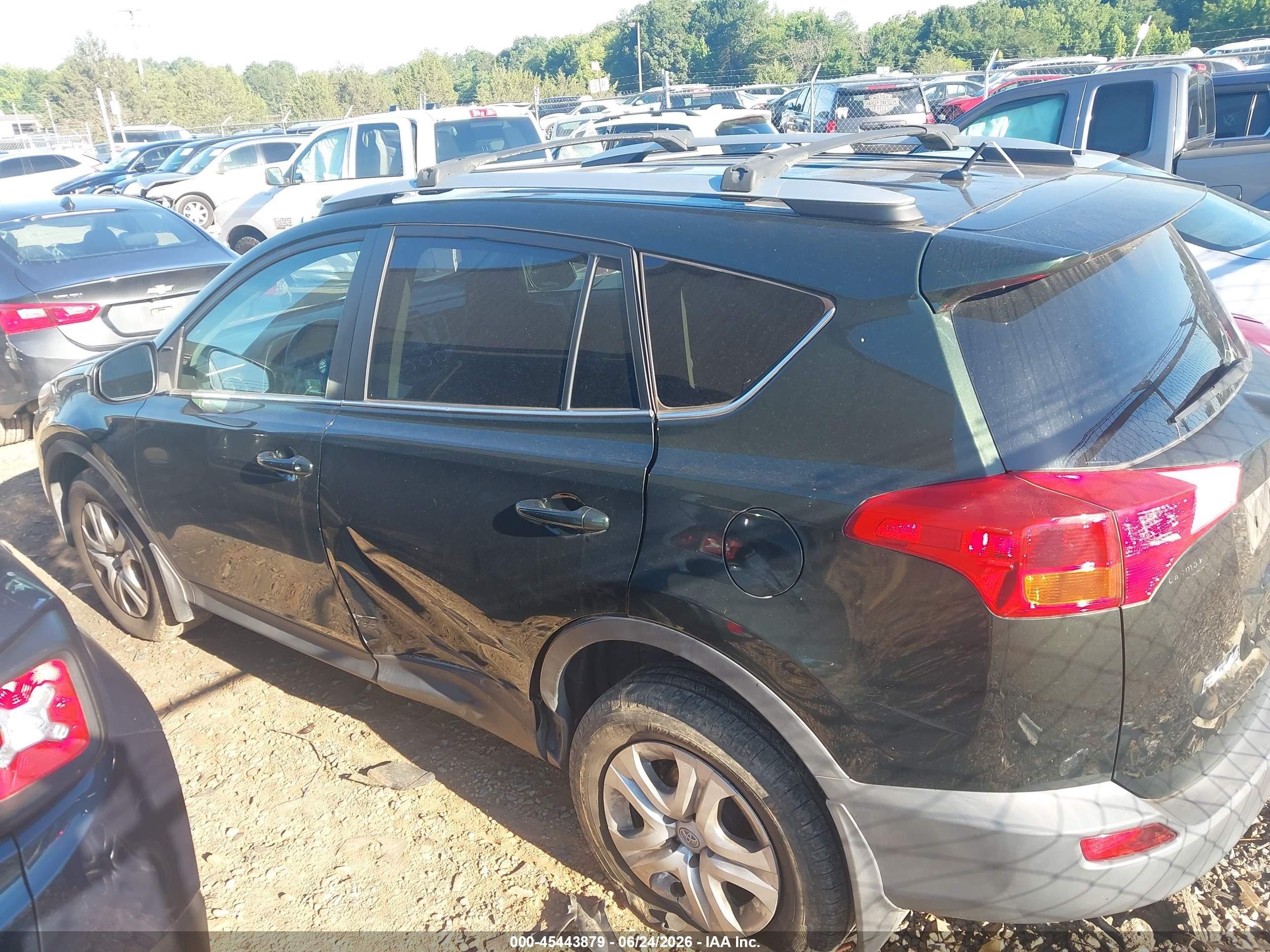 2013 Toyota Rav4 Le Green vin: 2T3BFREV9DW098401