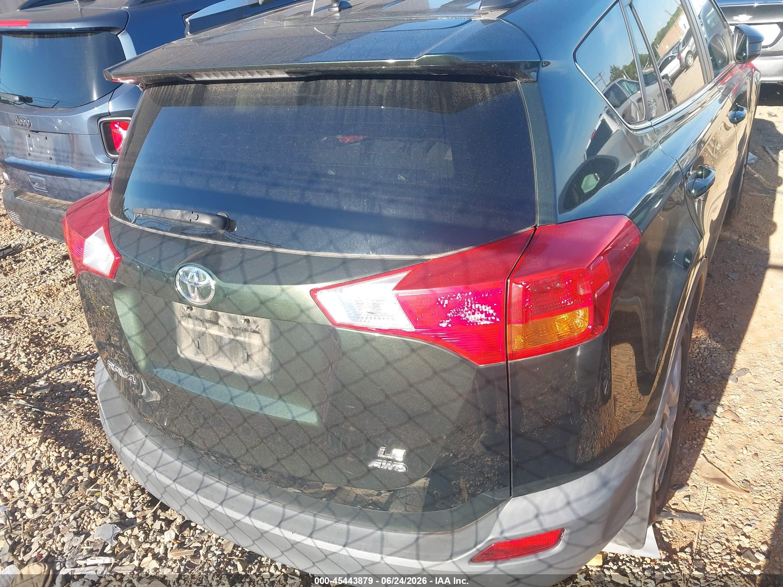 2013 Toyota Rav4 Le Green vin: 2T3BFREV9DW098401