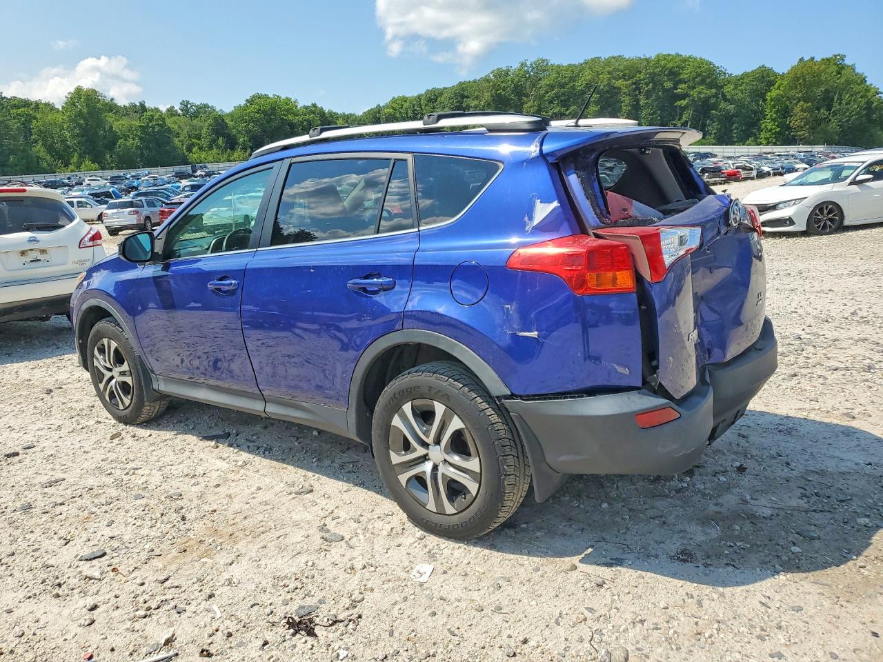 2014 Toyota Rav4 Le Blue vin: 2T3BFREV9EW129485
