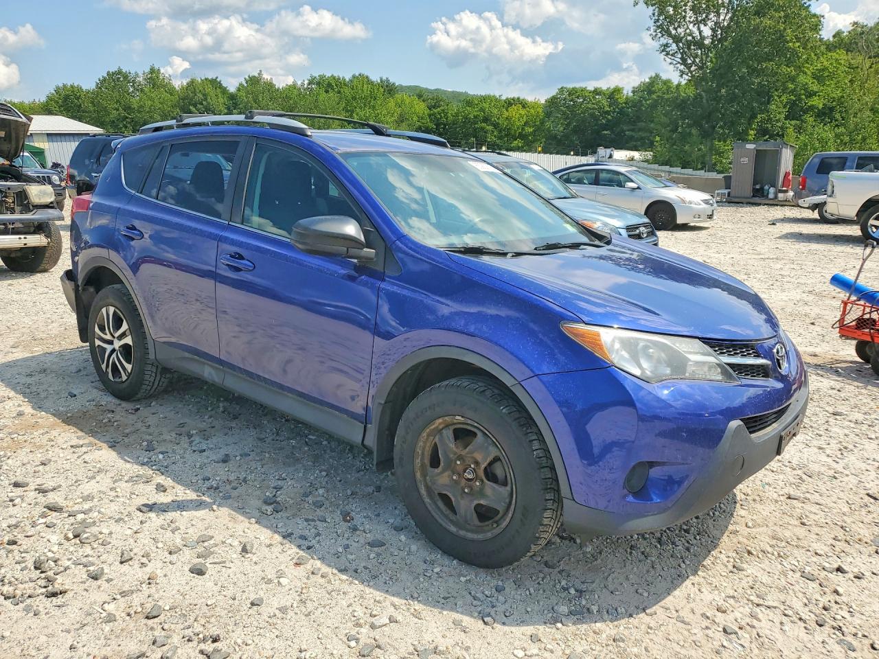 2014 Toyota Rav4 Le Blue vin: 2T3BFREV9EW129485