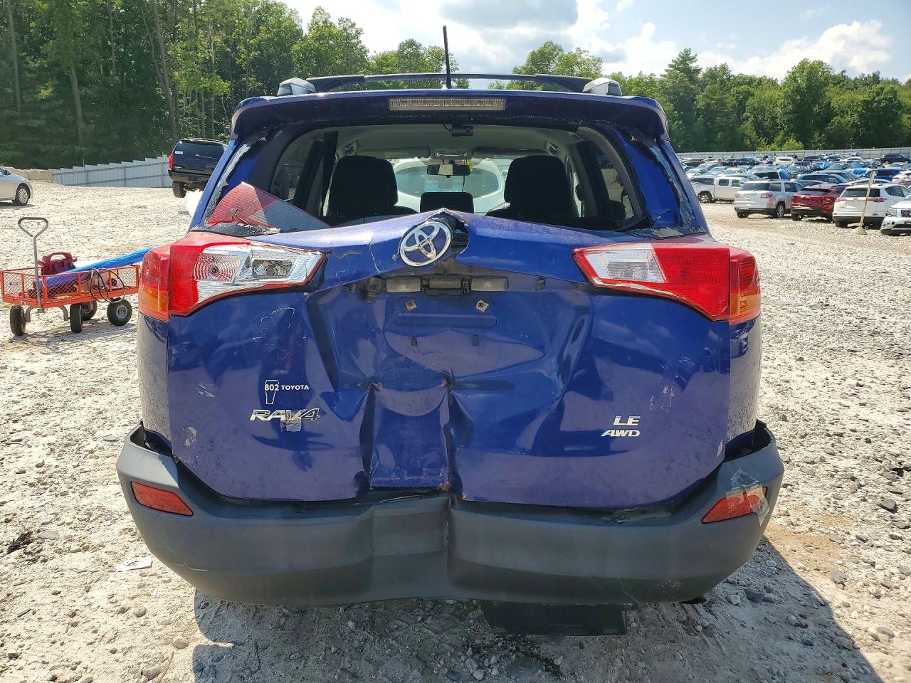 2014 Toyota Rav4 Le Blue vin: 2T3BFREV9EW129485