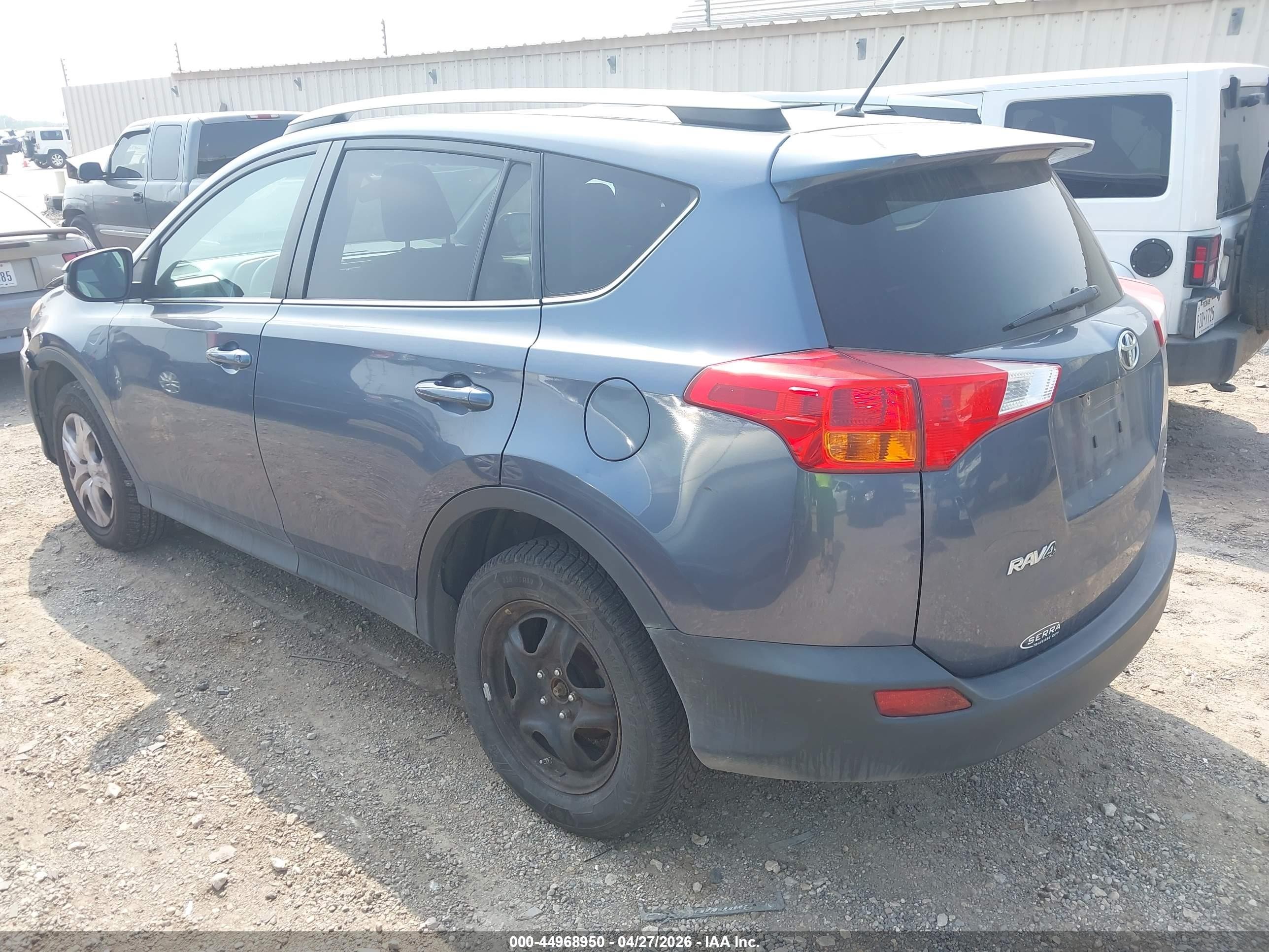2014 Toyota Rav4 Le Blue vin: 2T3BFREV9EW173549