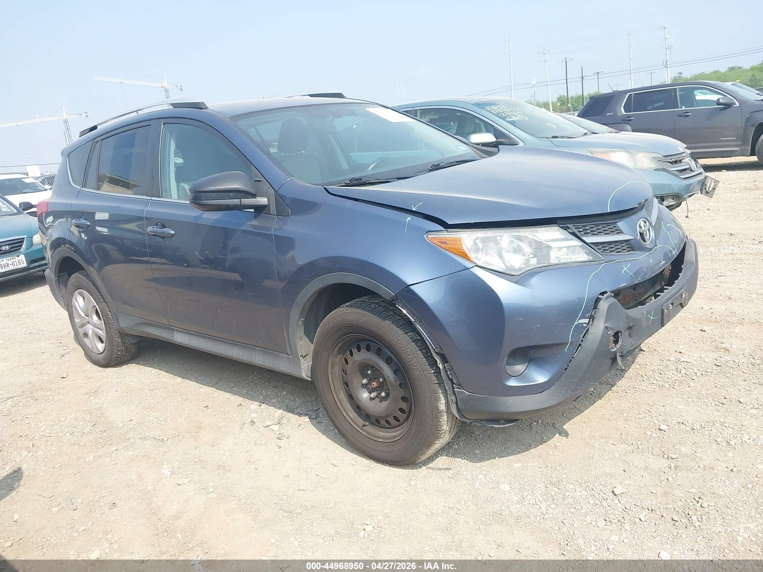 2014 Toyota Rav4 Le Blue vin: 2T3BFREV9EW173549