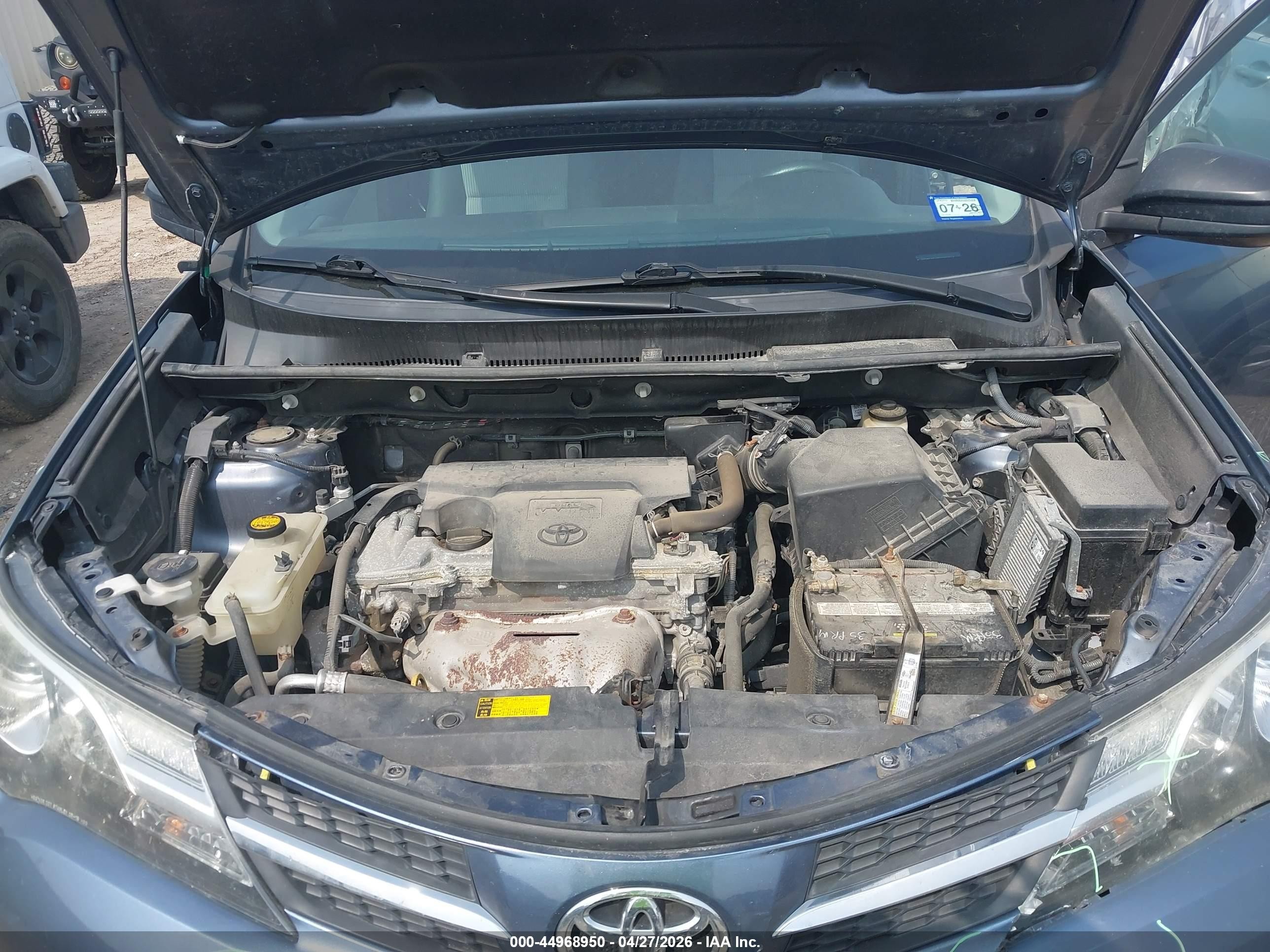 2014 Toyota Rav4 Le Blue vin: 2T3BFREV9EW173549