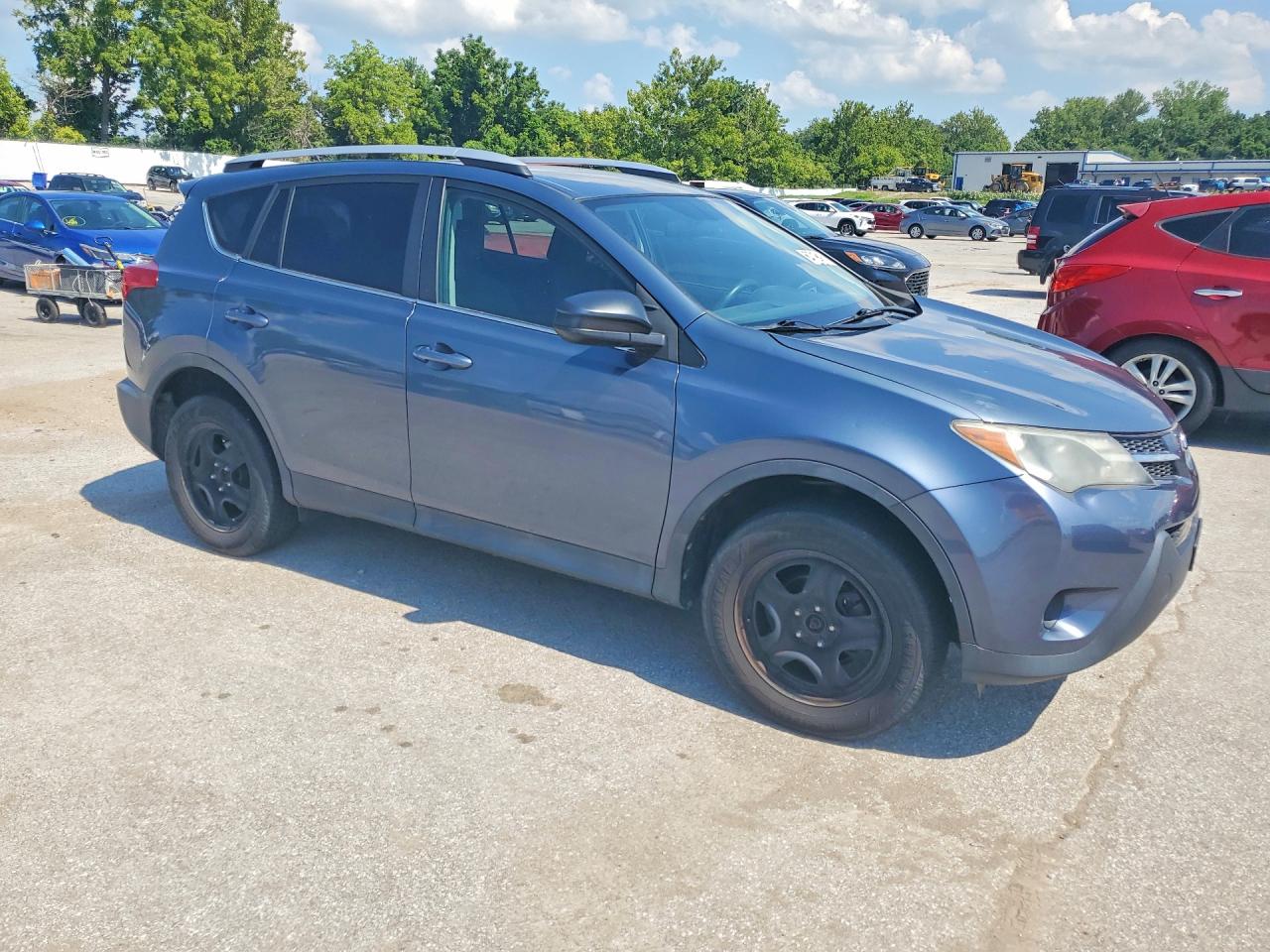 2014 Toyota Rav4 Le Blue vin: 2T3BFREV9EW182199