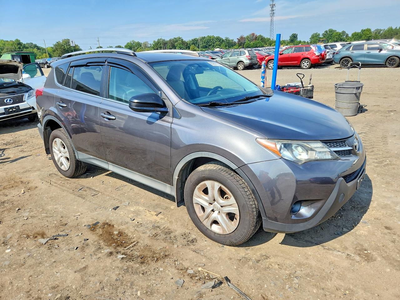 2014 Toyota Rav4 Le Gray vin: 2T3BFREV9EW195678