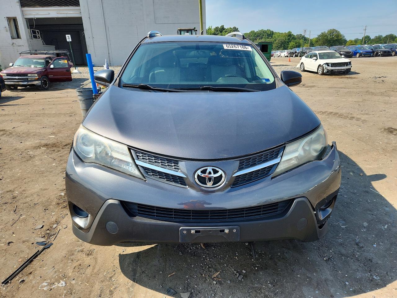 2014 Toyota Rav4 Le Gray vin: 2T3BFREV9EW195678