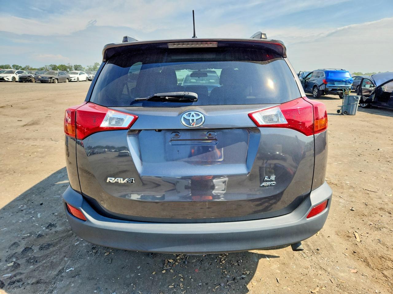 2014 Toyota Rav4 Le Gray vin: 2T3BFREV9EW195678