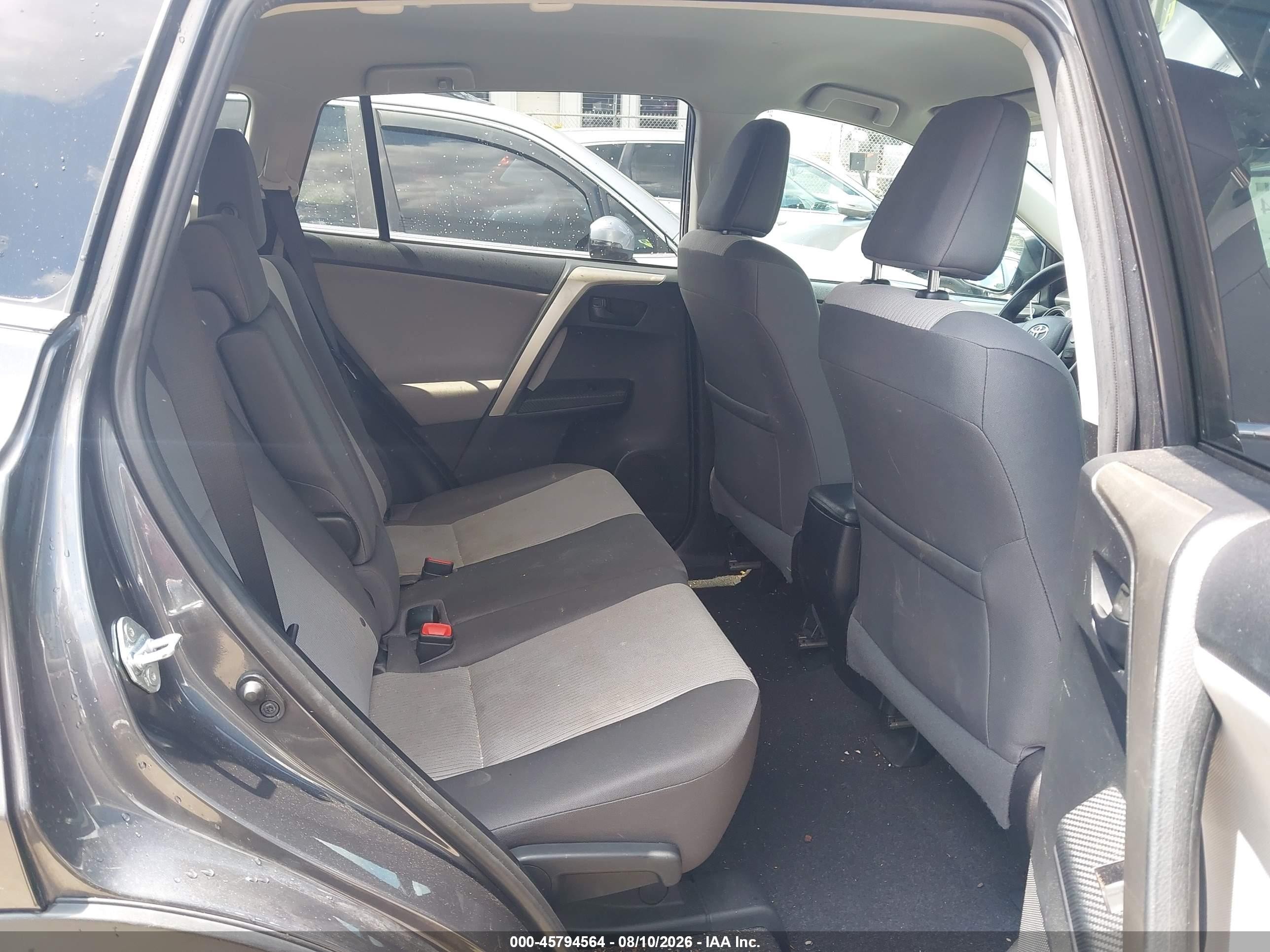 2014 Toyota Rav4 Le Gray vin: 2T3BFREV9EW222961