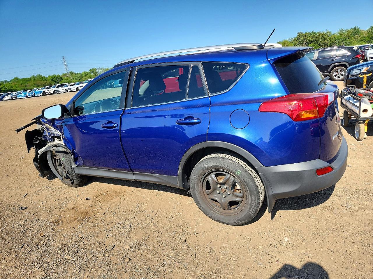 2014 Toyota Rav4 Le Blue vin: 2T3BFREV9EW228467