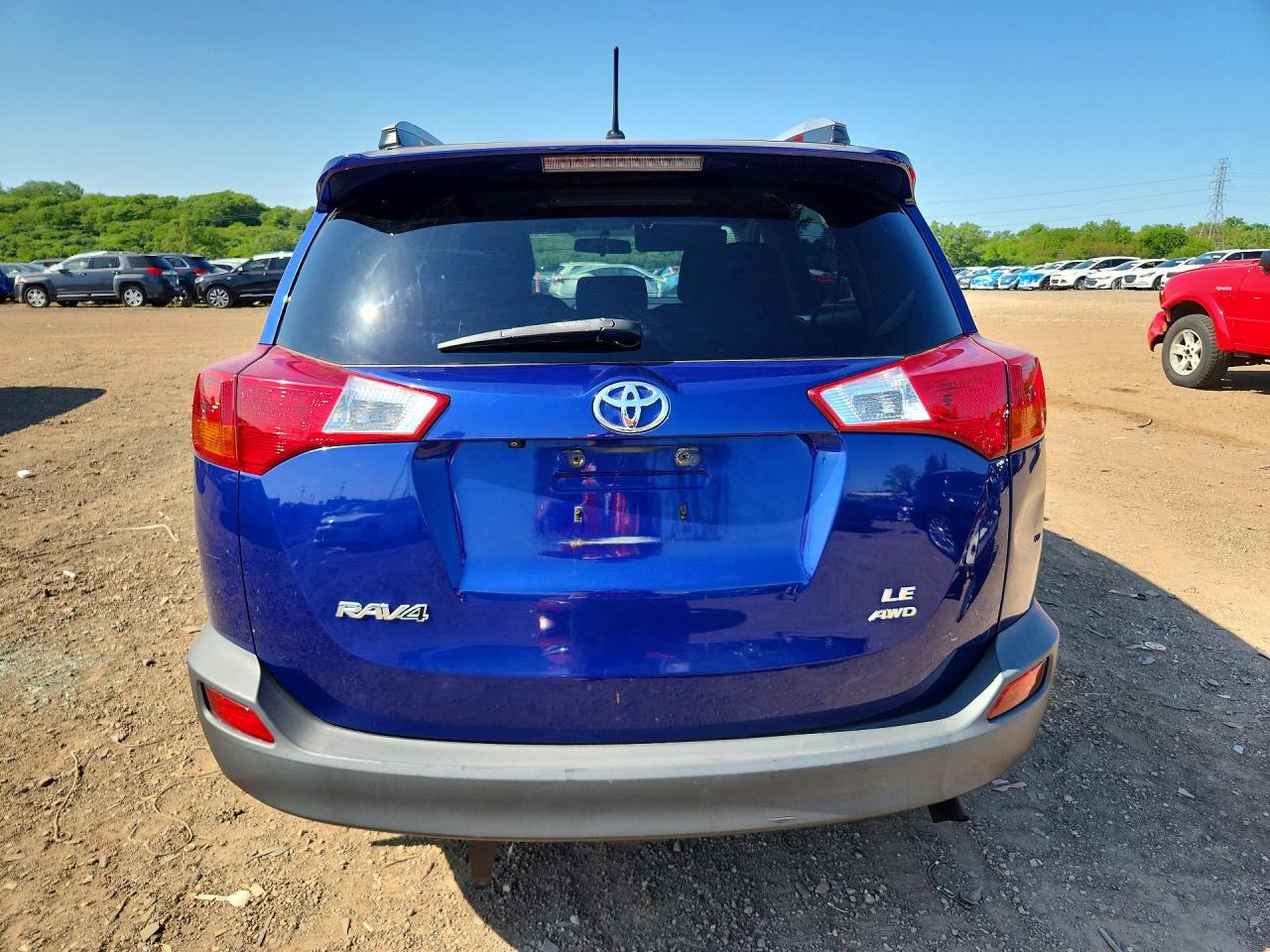 2014 Toyota Rav4 Le Blue vin: 2T3BFREV9EW228467