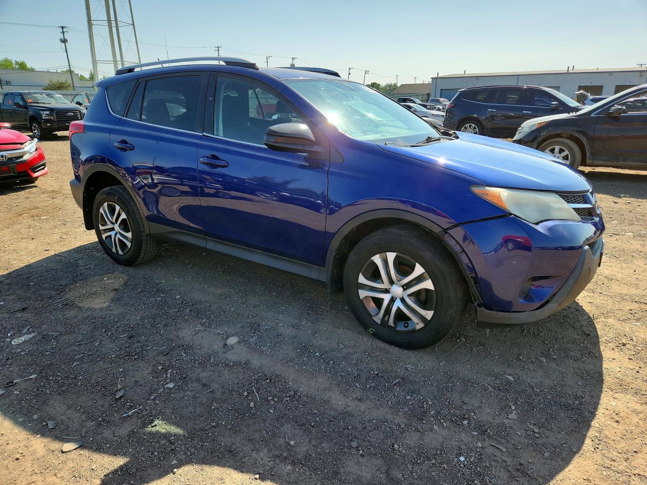 2014 Toyota Rav4 Le Blue vin: 2T3BFREV9EW228467