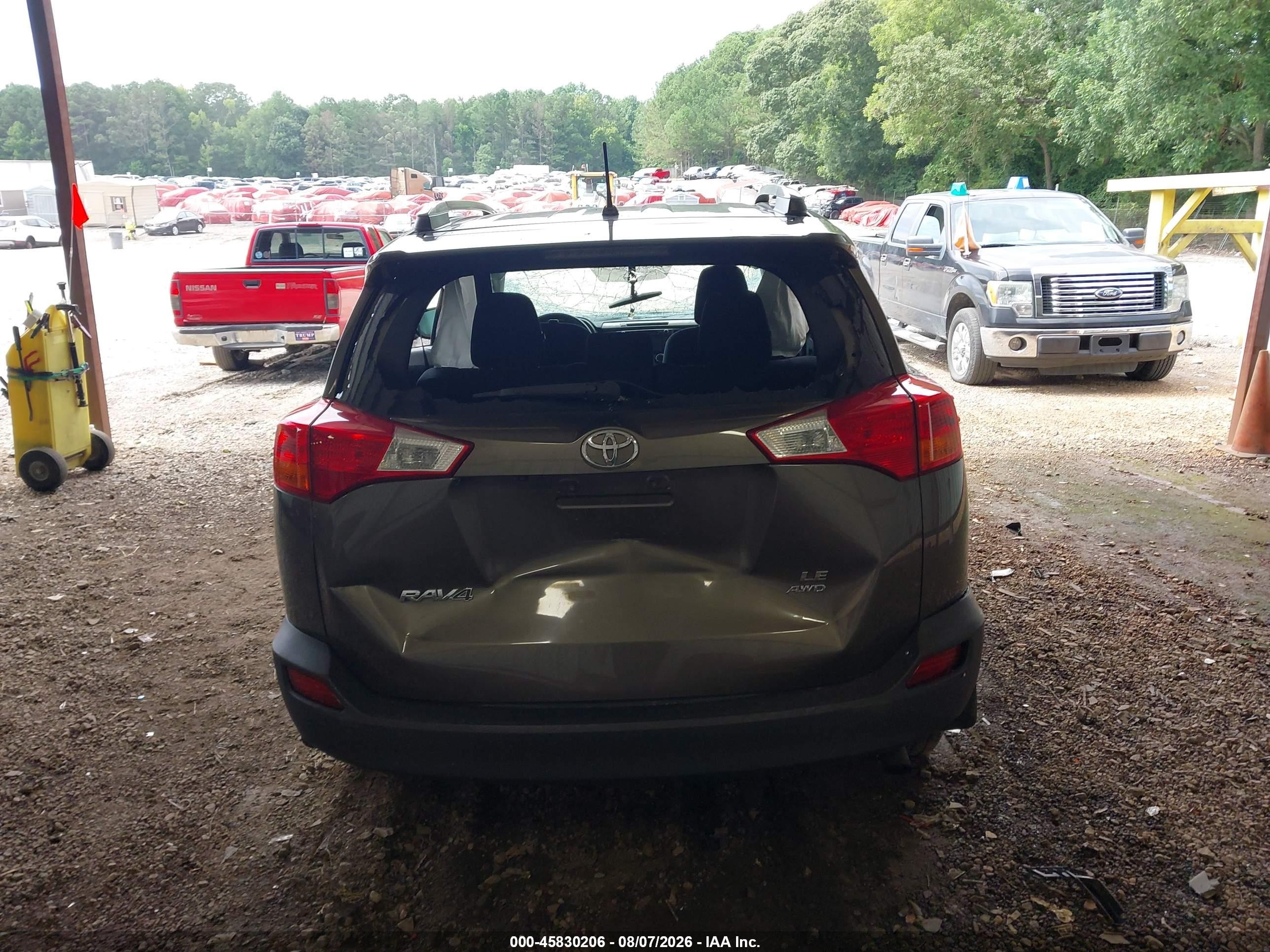 2015 Toyota Rav4 Le Gray vin: 2T3BFREV9FW265245