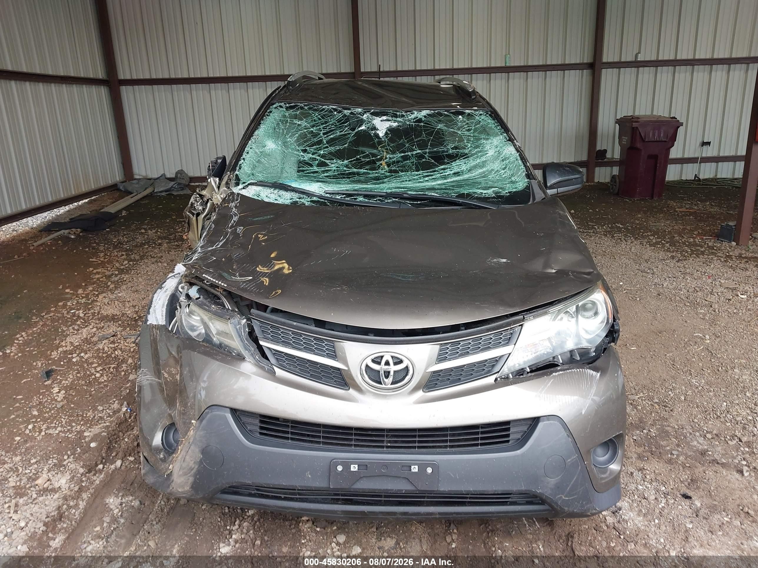 2015 Toyota Rav4 Le Gray vin: 2T3BFREV9FW265245