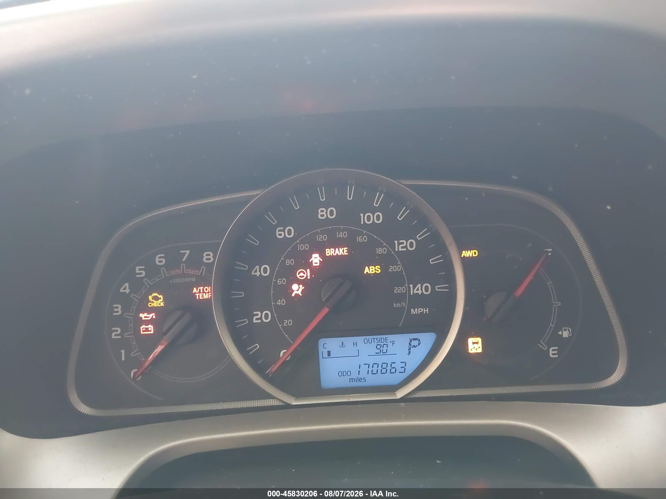2015 Toyota Rav4 Le Gray vin: 2T3BFREV9FW265245