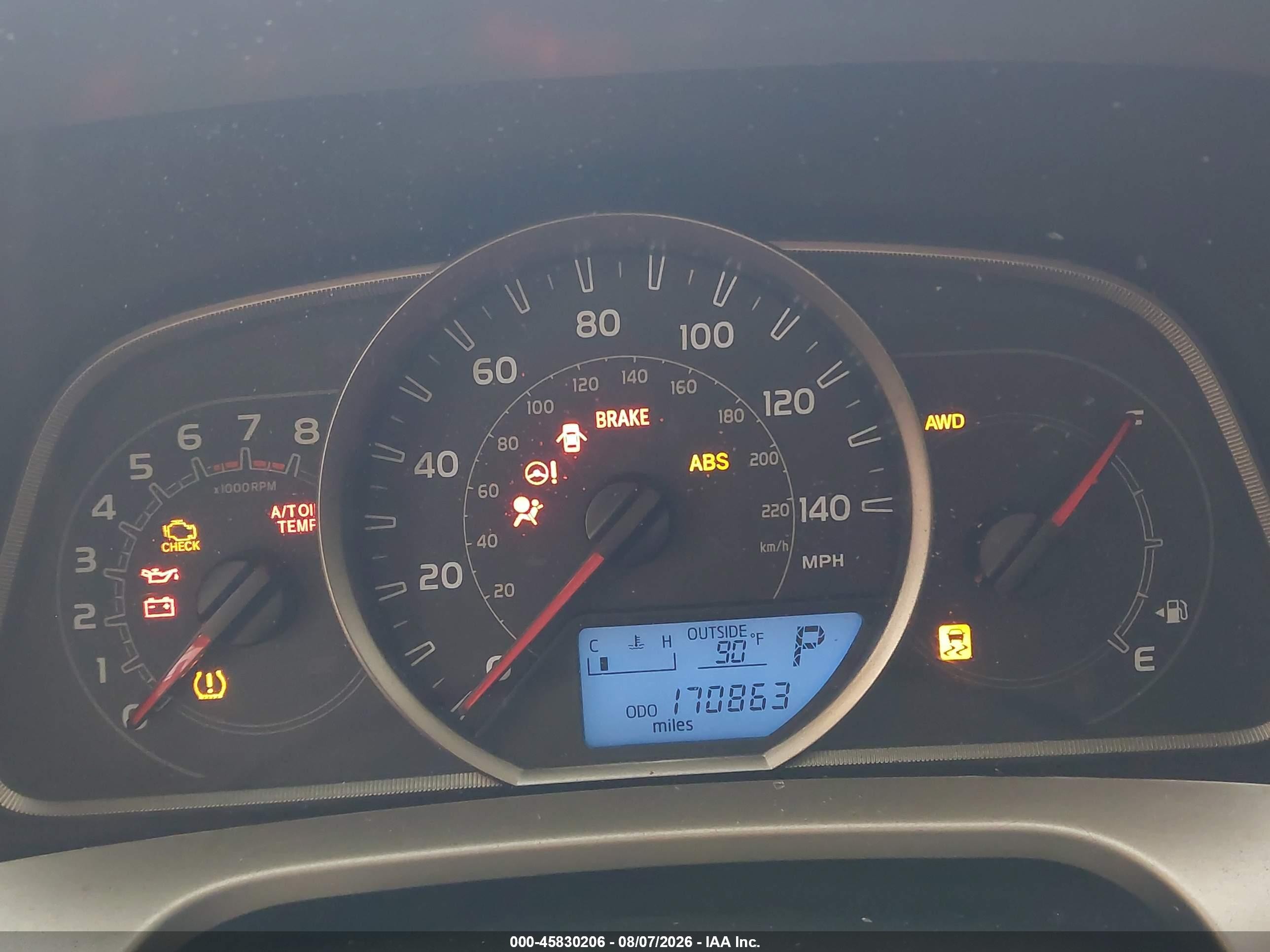 2015 Toyota Rav4 Le Gray vin: 2T3BFREV9FW265245