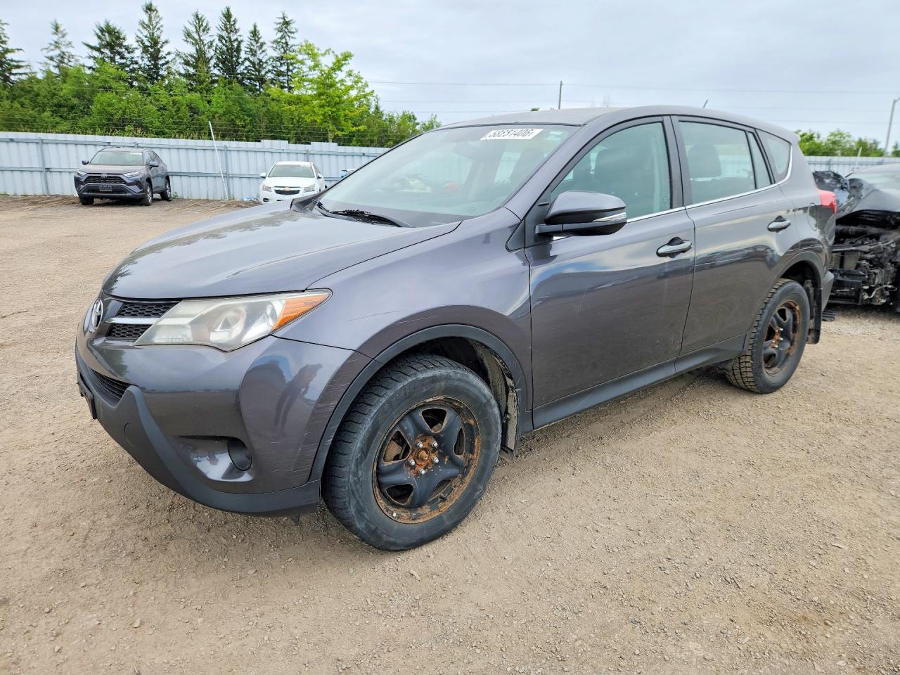 2015 Toyota Rav4 Le Gray vin: 2T3BFREV9FW275242