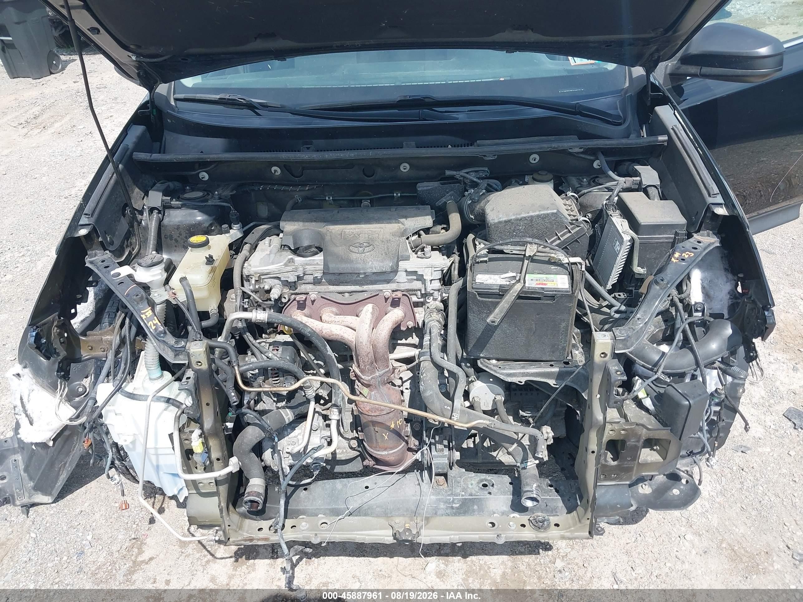 2015 Toyota Rav4 Le Черный vin: 2T3BFREV9FW340770