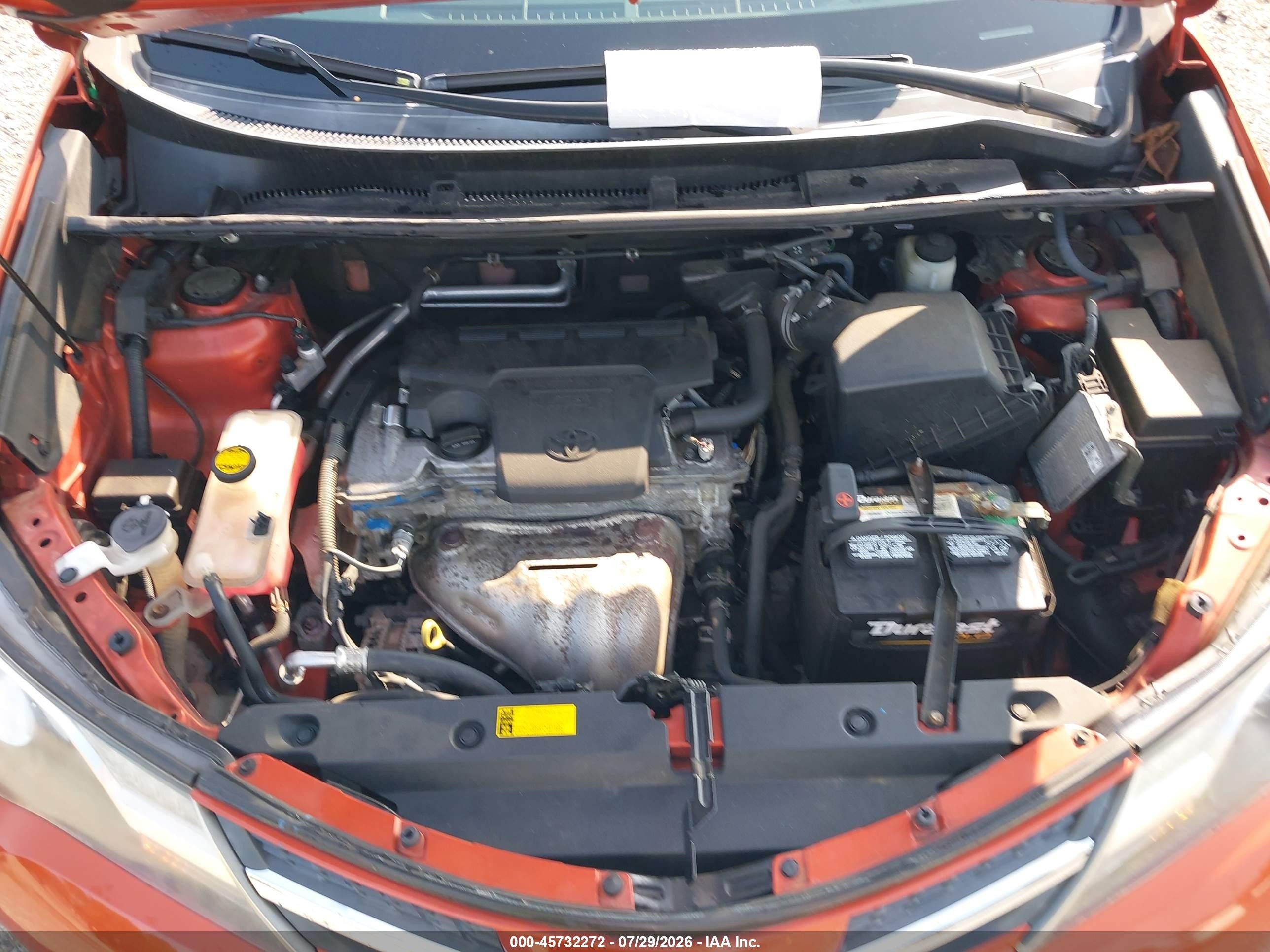 2015 Toyota Rav4 Le Orange vin: 2T3BFREV9FW351185