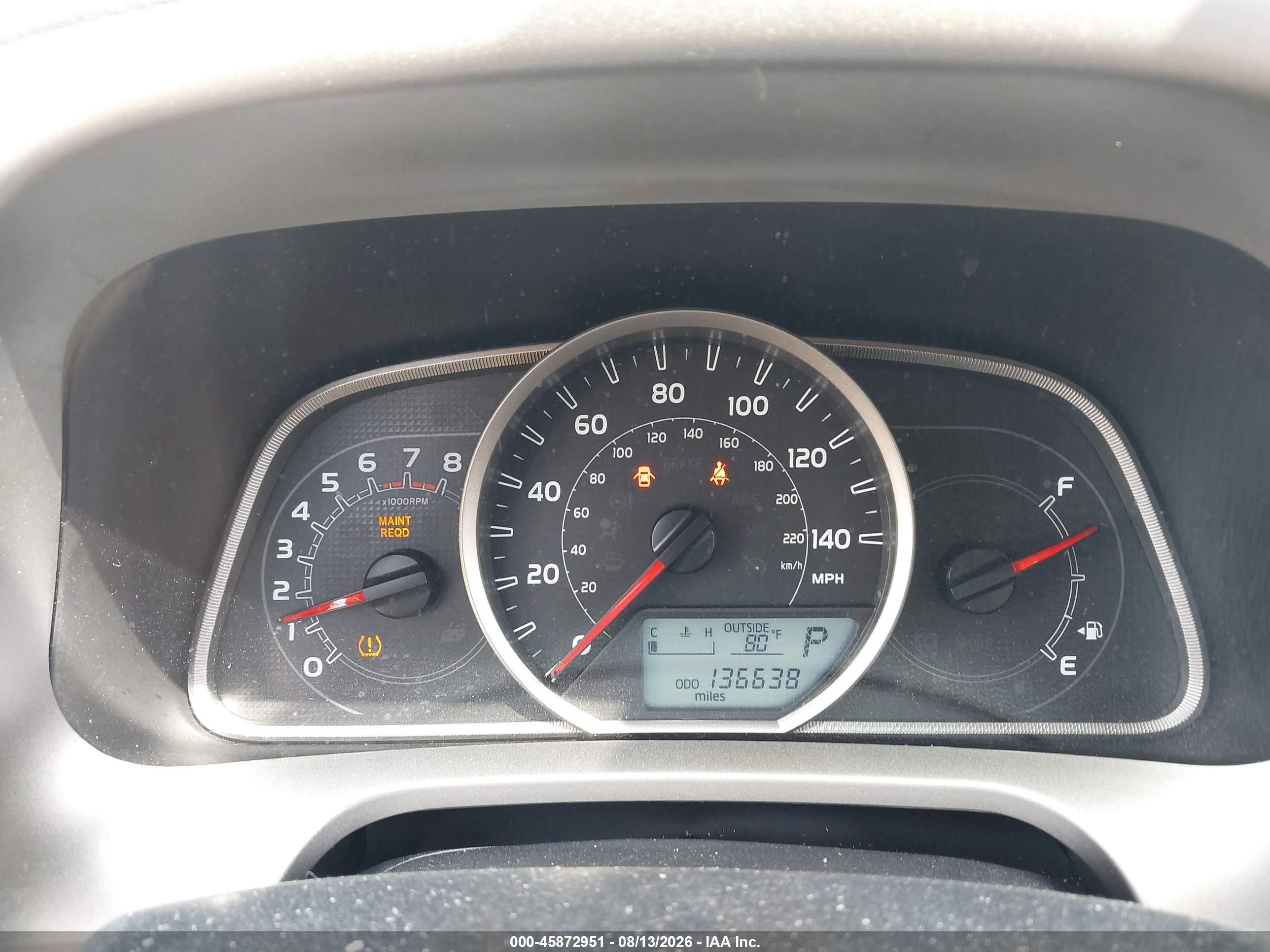 2013 Toyota Rav4 Le Blue vin: 2T3BFREVXDW019771