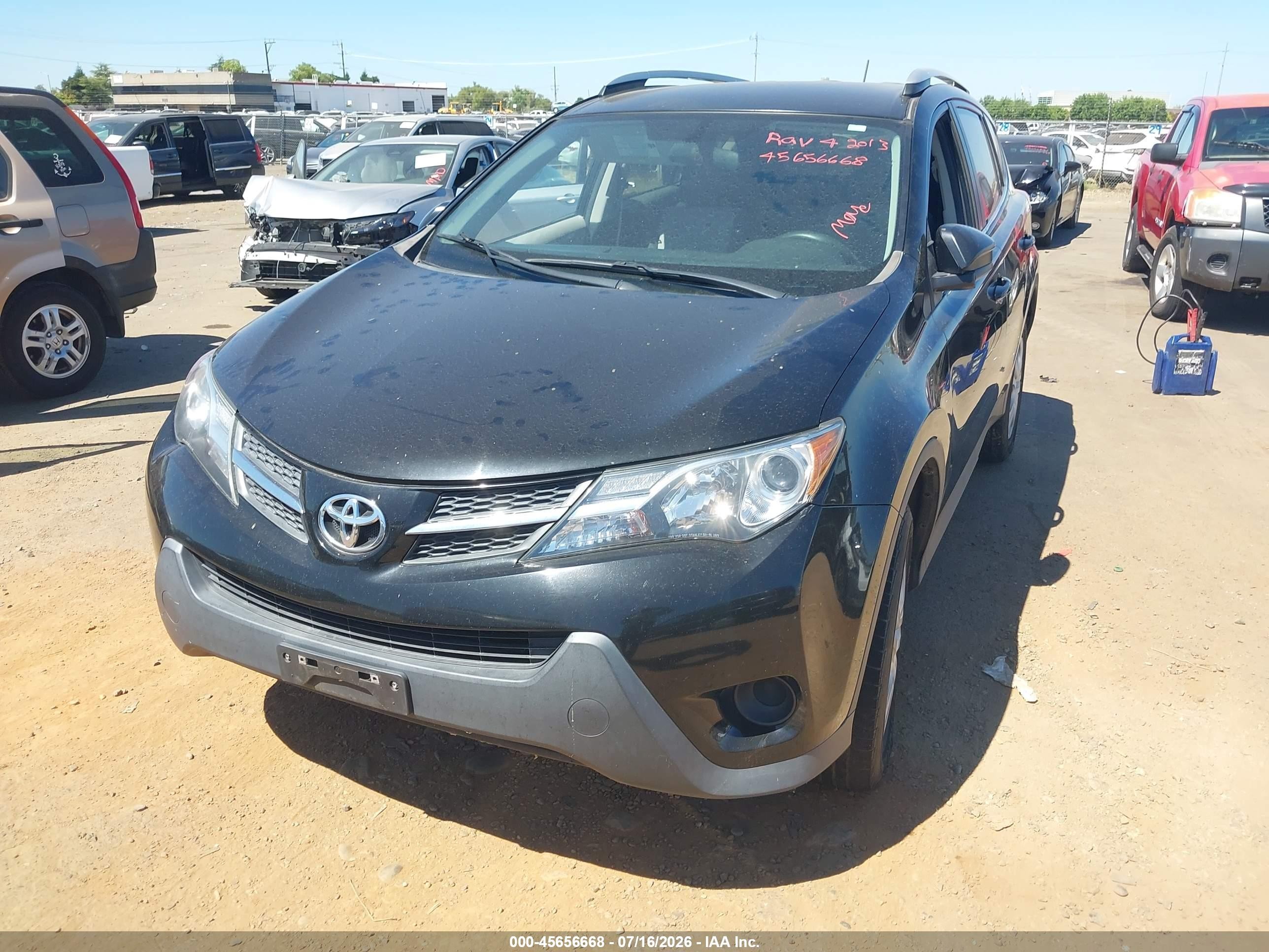 2013 Toyota Rav4 Le Black vin: 2T3BFREVXDW033458