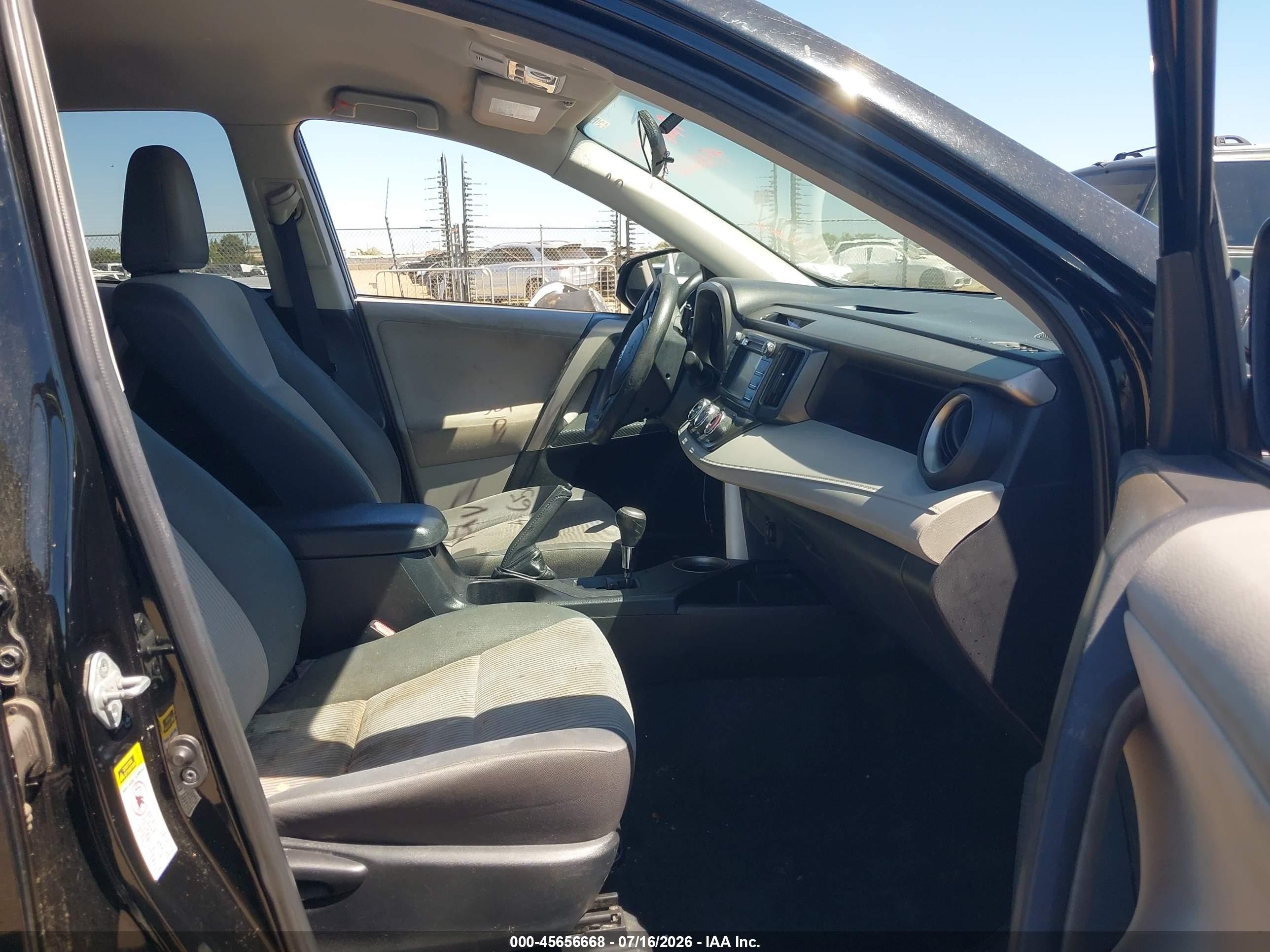 2013 Toyota Rav4 Le Black vin: 2T3BFREVXDW033458