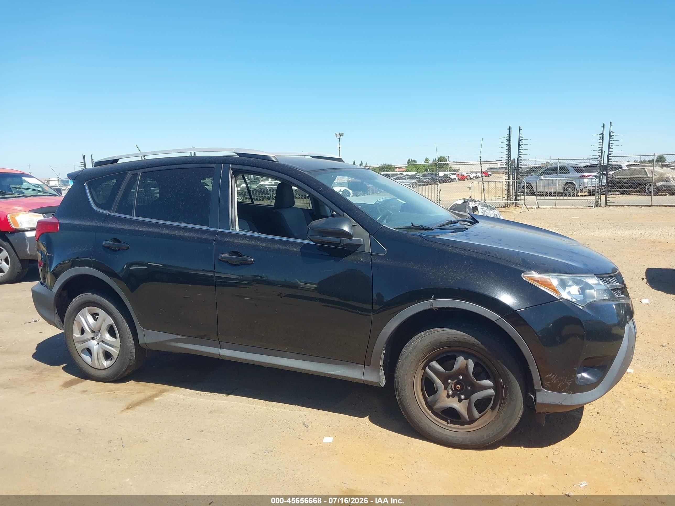 2013 Toyota Rav4 Le Black vin: 2T3BFREVXDW033458
