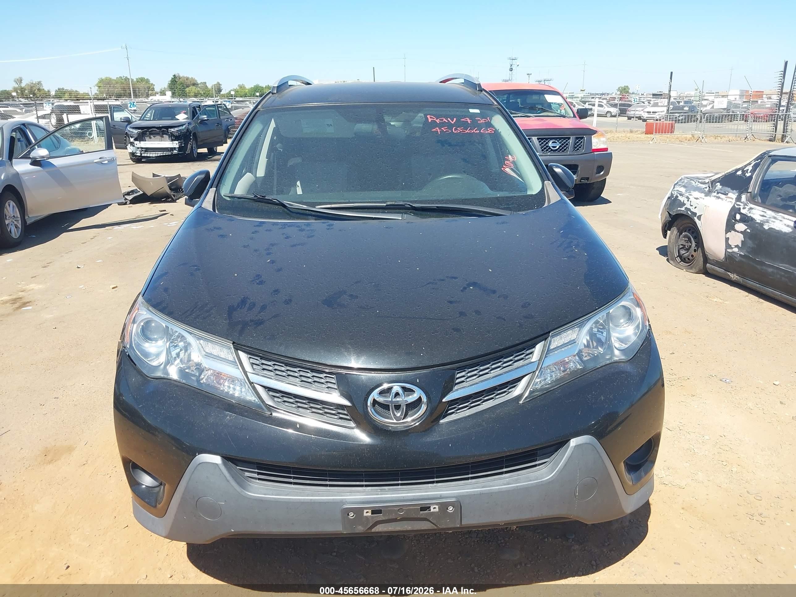2013 Toyota Rav4 Le Black vin: 2T3BFREVXDW033458