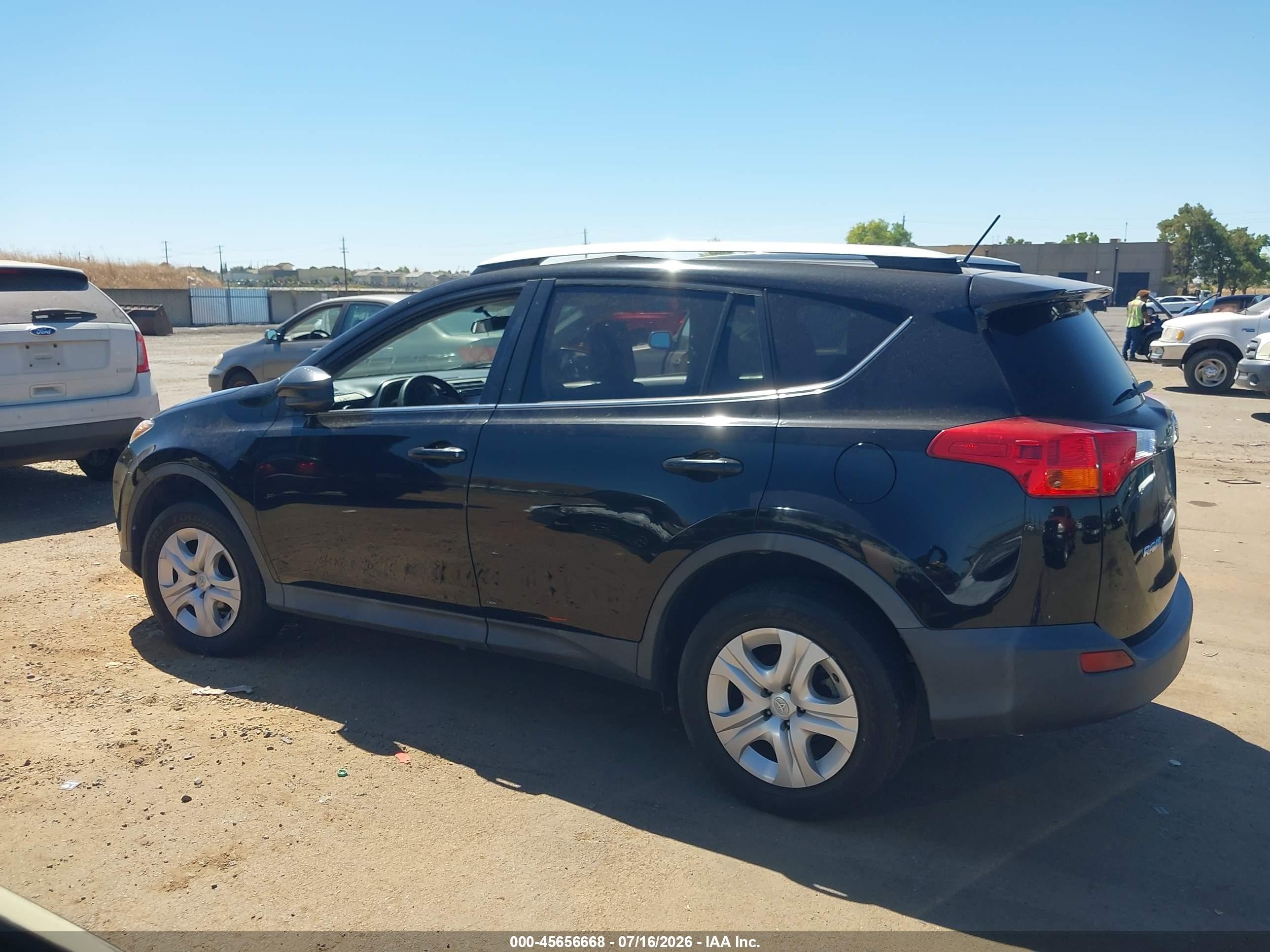 2013 Toyota Rav4 Le Black vin: 2T3BFREVXDW033458